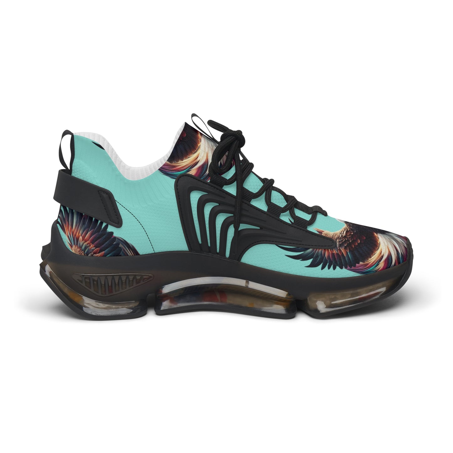 Pristine Eagle - Blue Wraparound -Women's Mesh Sneakers