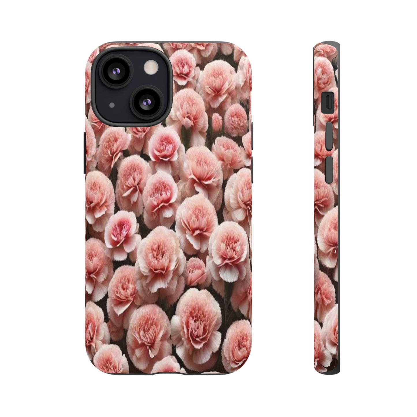 Pink Carnations - Durable Tough Phone Cases