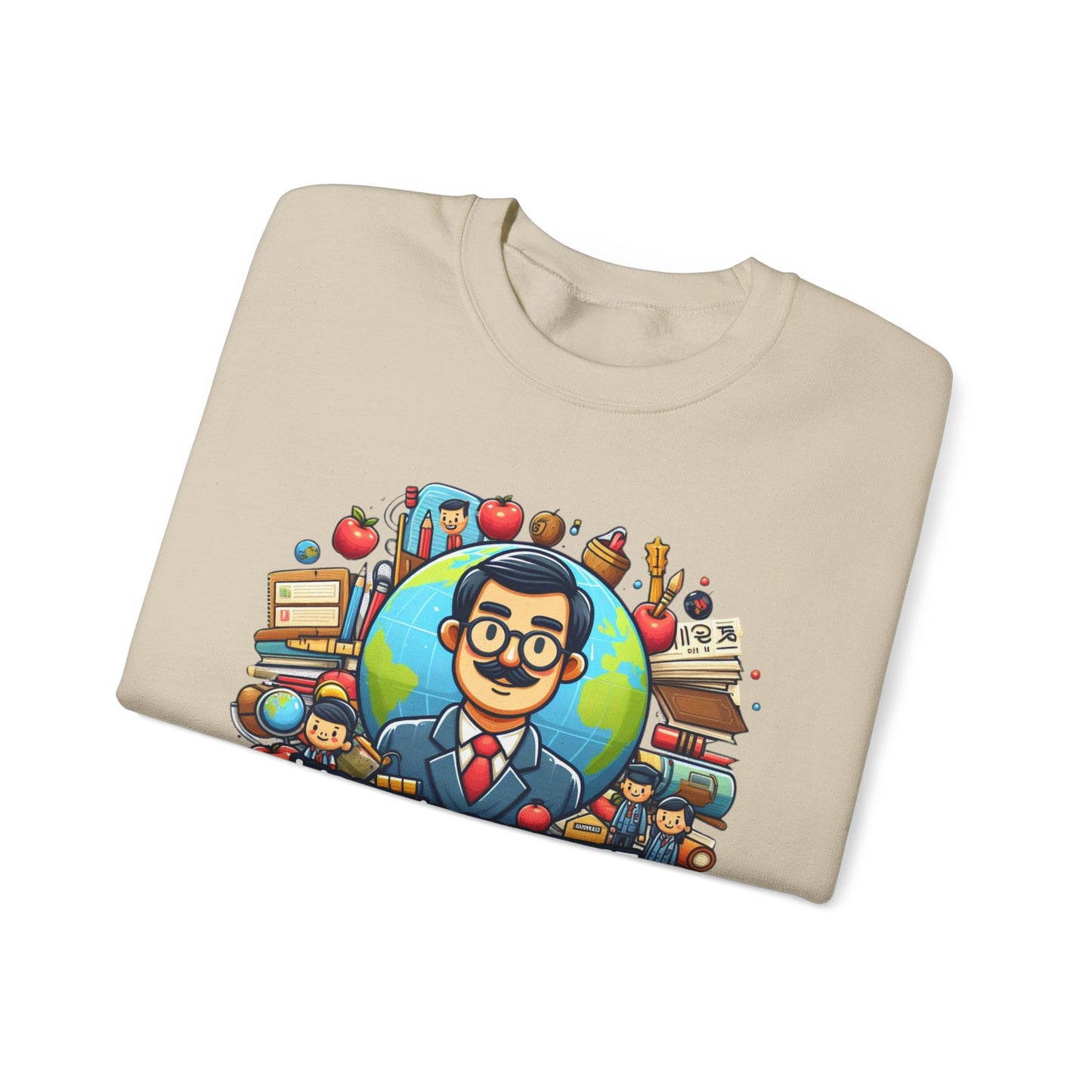 World's Greatest Teacher - Unisex Heavy Blend™ Crewneck Sweatshirt (G1)