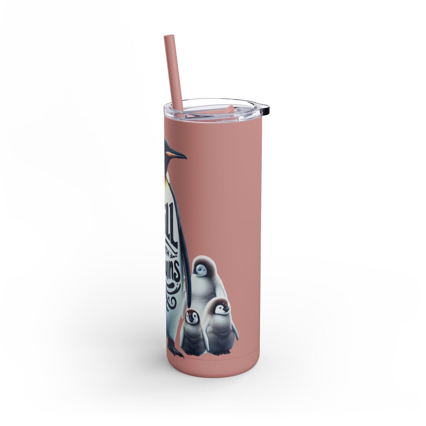 Chill With Penguins 20oz Maars Maker Skinny Matte Tumbler