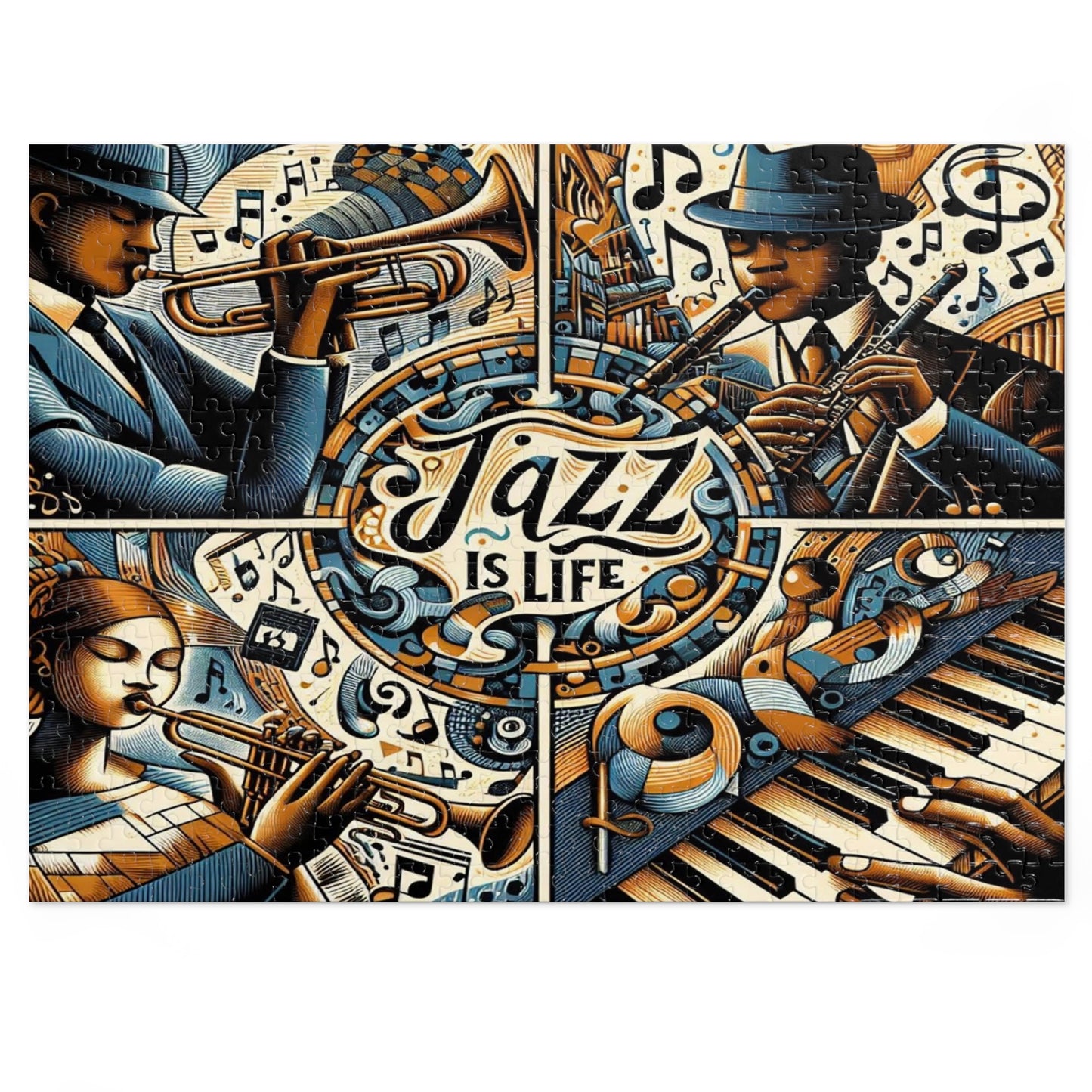 Jazz Is Life - Original Jigsaw Puzzle (30, 110, 252, 500, Piece)