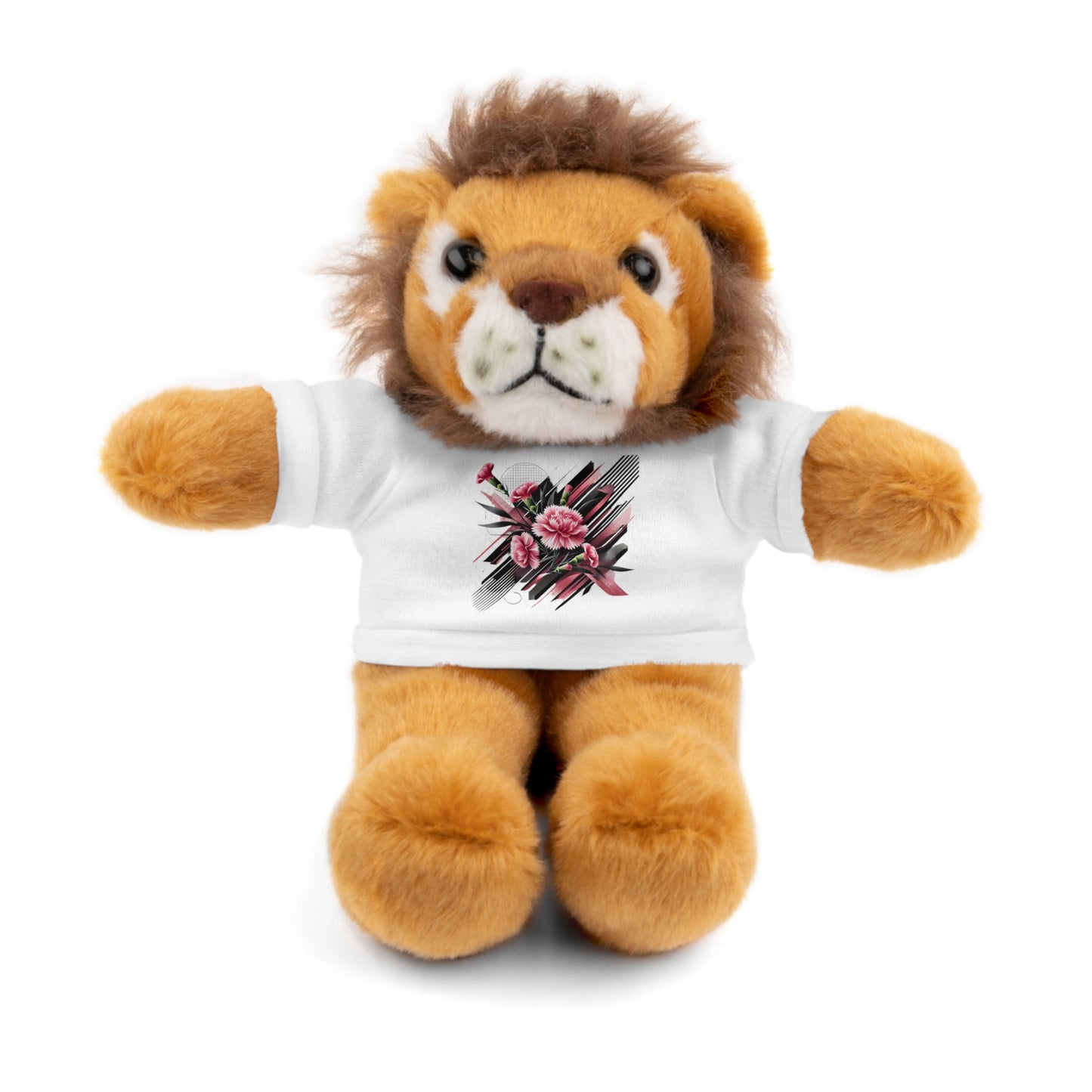 Pink Carnation Designer Stuffed Animals with Tee