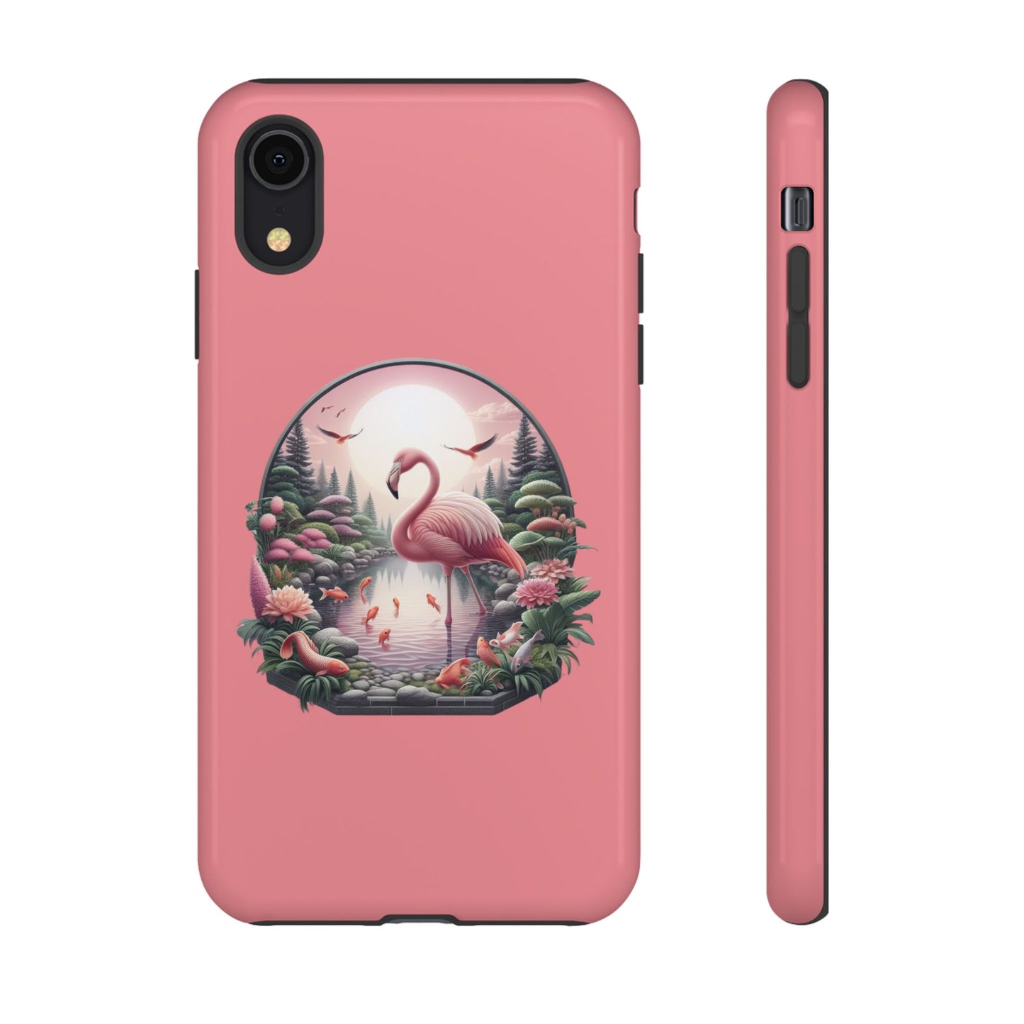 Pink Flamingo - iPhone Tough Phone Case