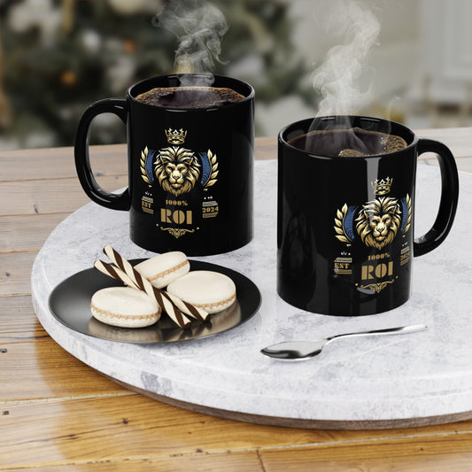 1000%ROI 11oz Black Coffee Mug (Customizable)