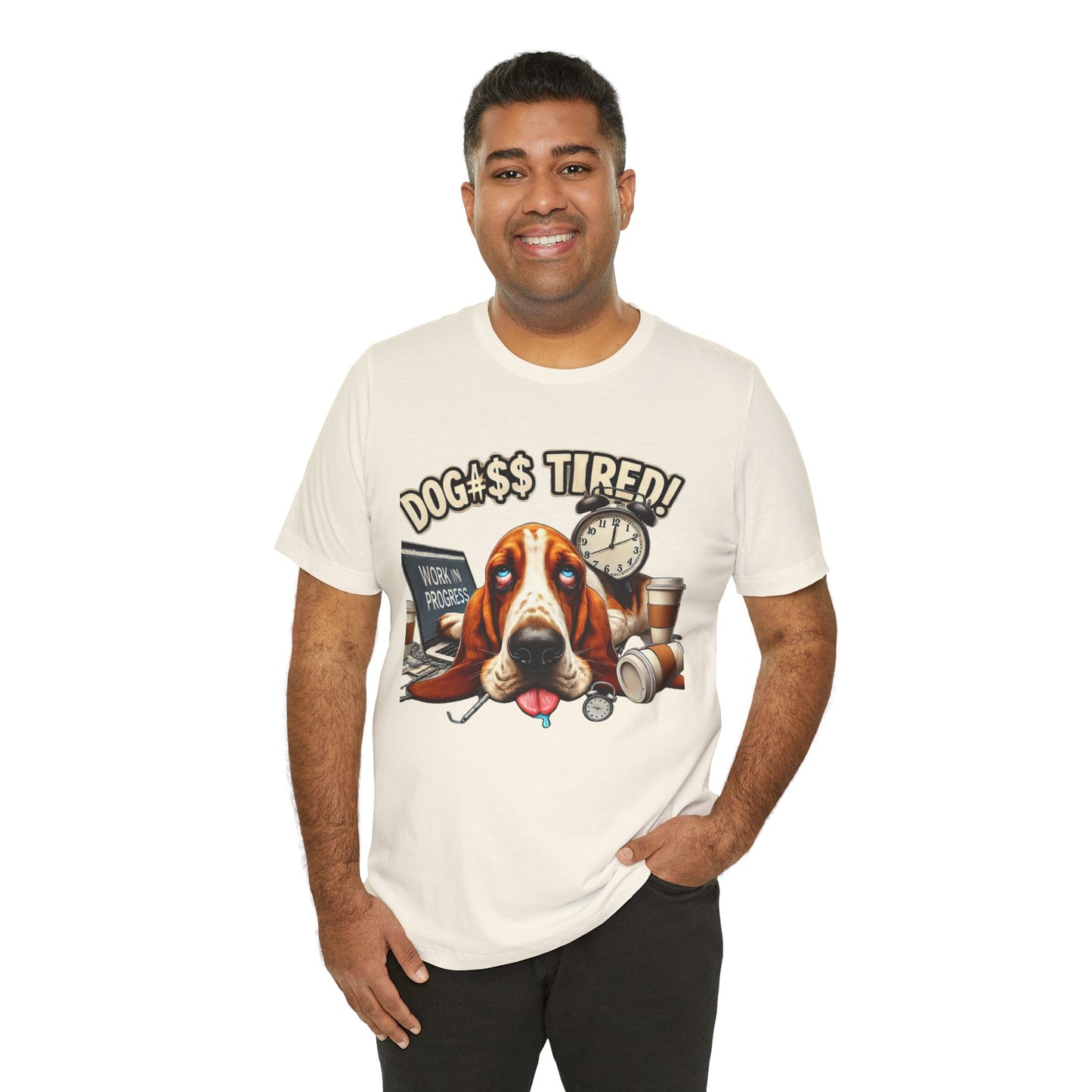 Dog#$$ Tired Unisex Jersey Short Sleeve Tee