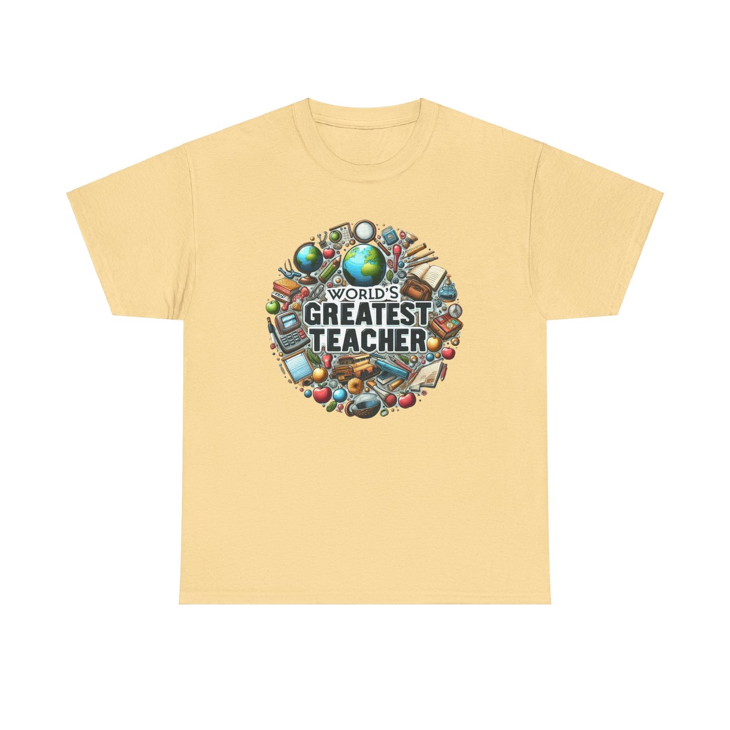 World's Greatest Teacher - Unisex Heavy Cotton Tee (G3)