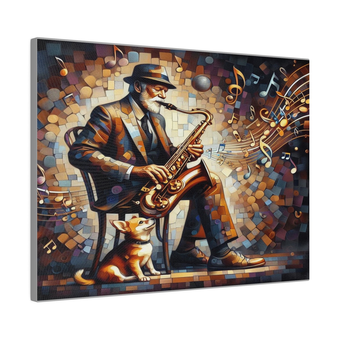 Man's Best Friend on Matte Canvas