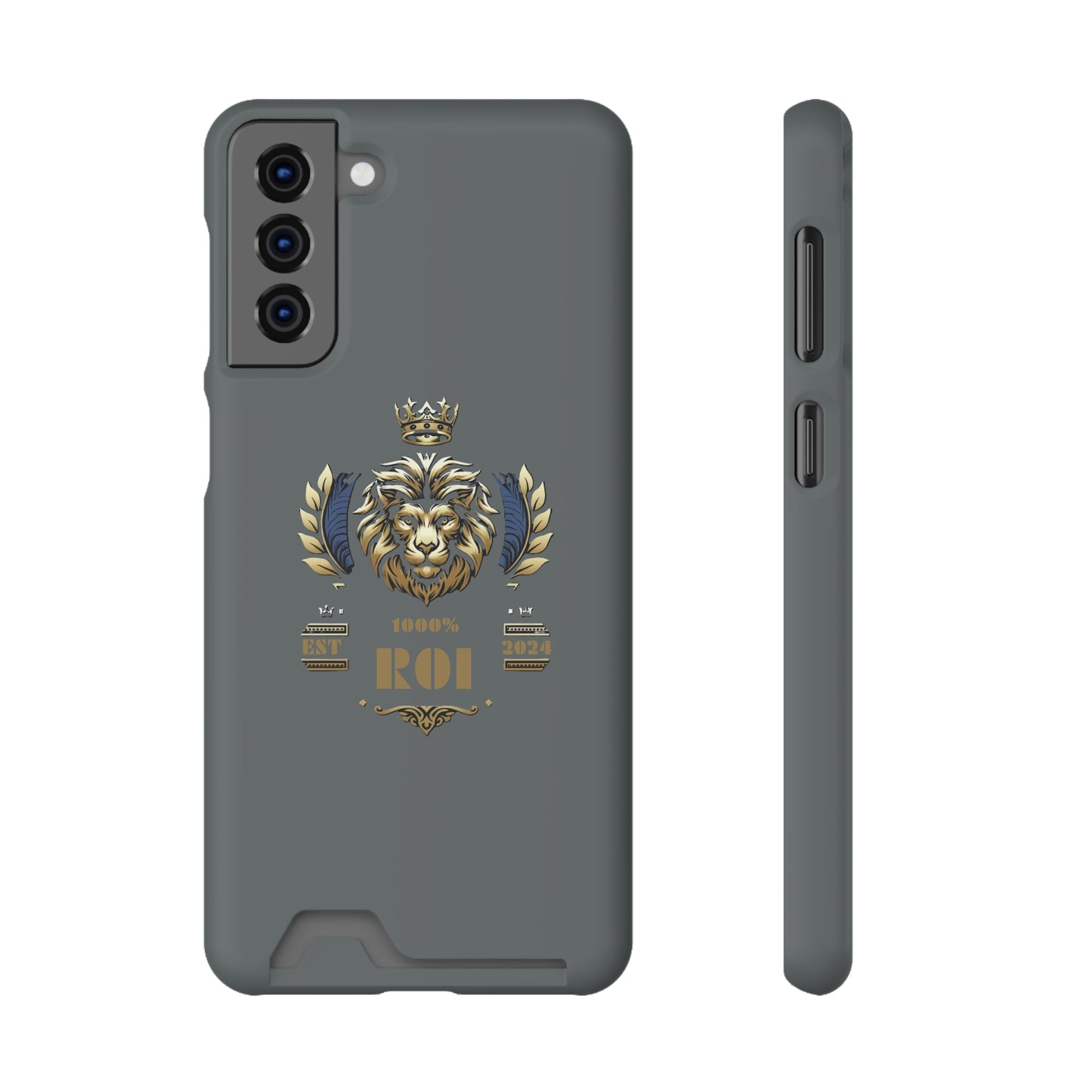 1000%ROI Phone Case With Card Holder (Compatible with iPhone 13, and Samsung Galaxy S21, S22 models)