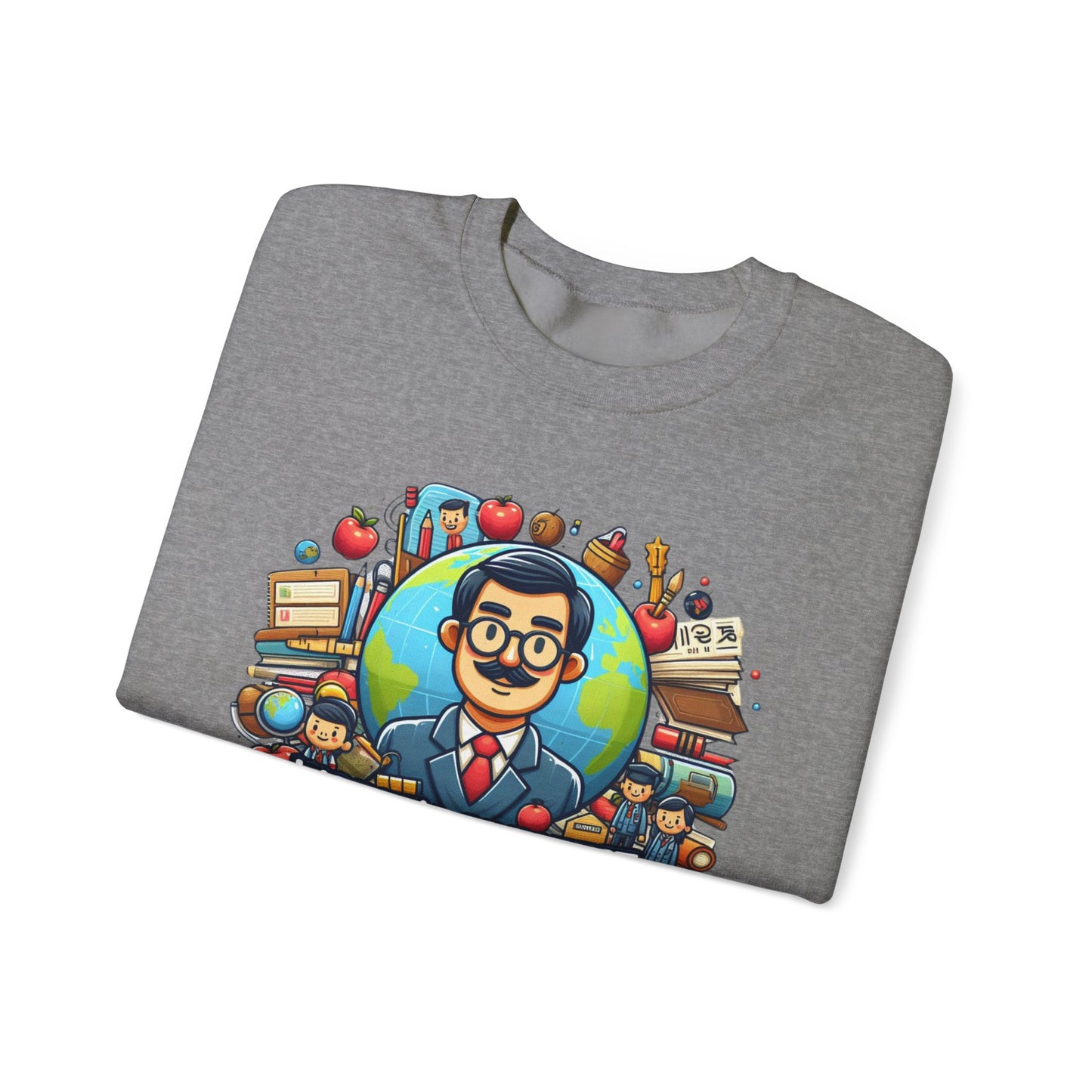 World's Greatest Teacher - Unisex Heavy Blend™ Crewneck Sweatshirt (G1)