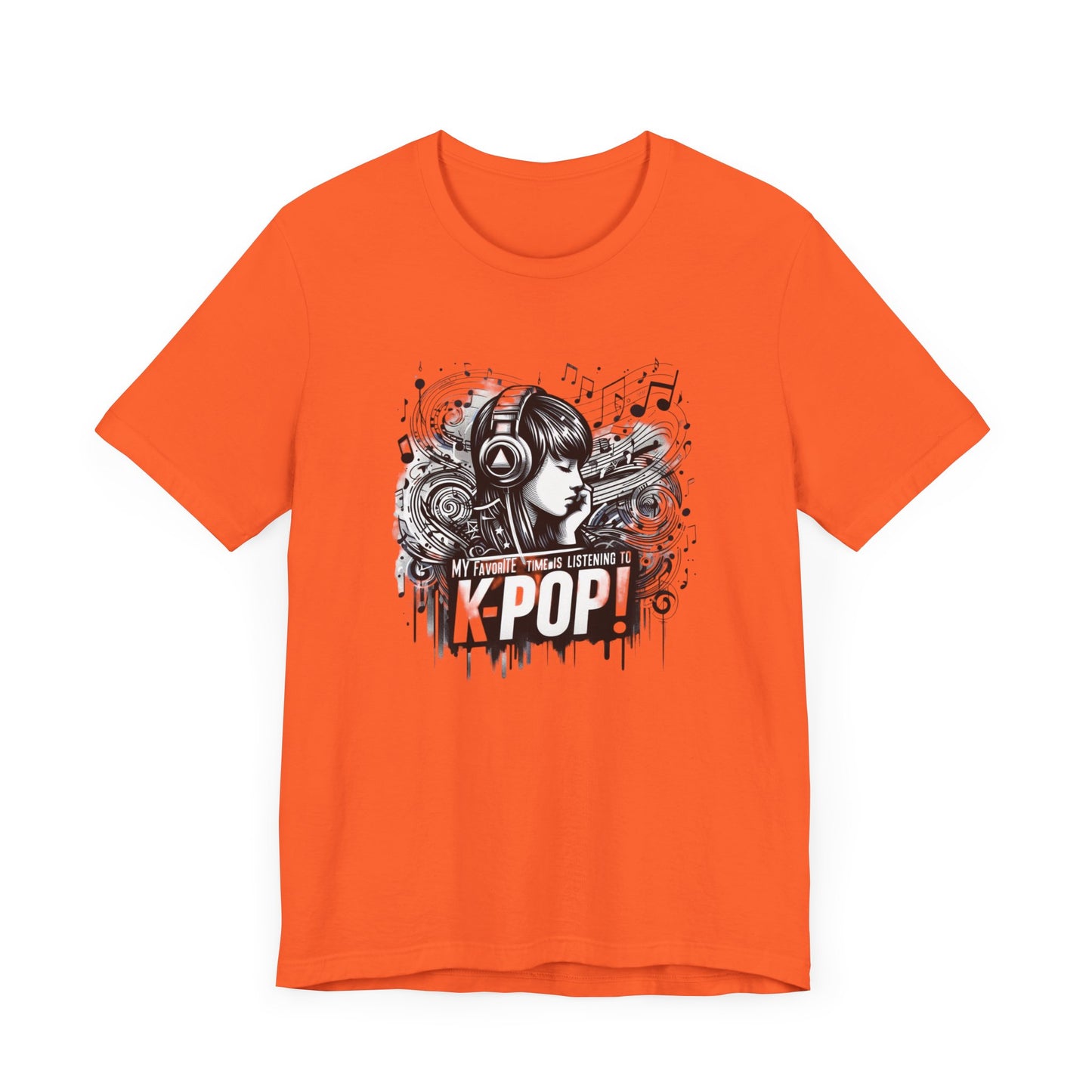 Listening to KPop - Unisex Jersey Short Sleeve Tee