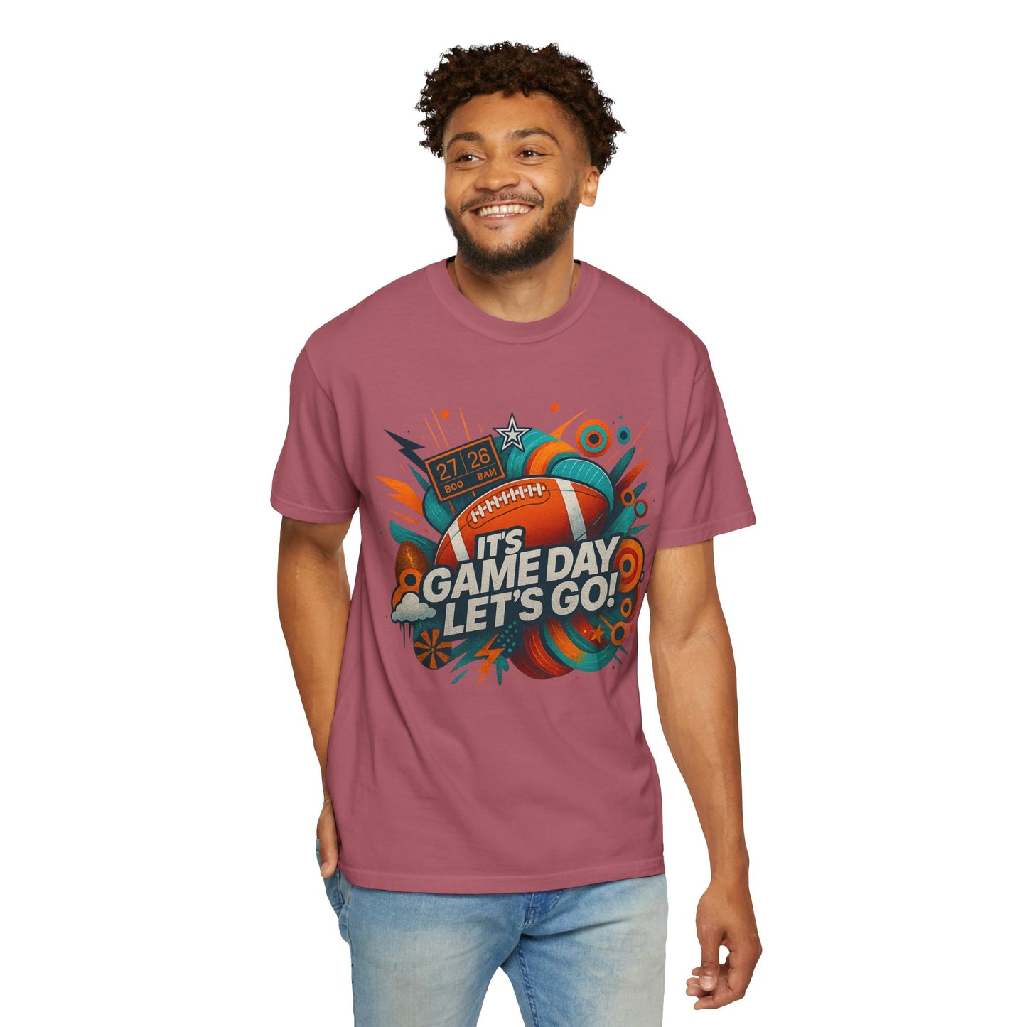 IT'S GAME DAY -  Unisex Garment-Dyed T-shirt