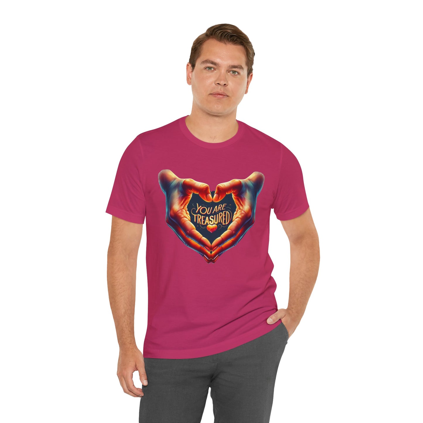 You Are Treasured - Both Sides Printed - Short Sleeve Tee