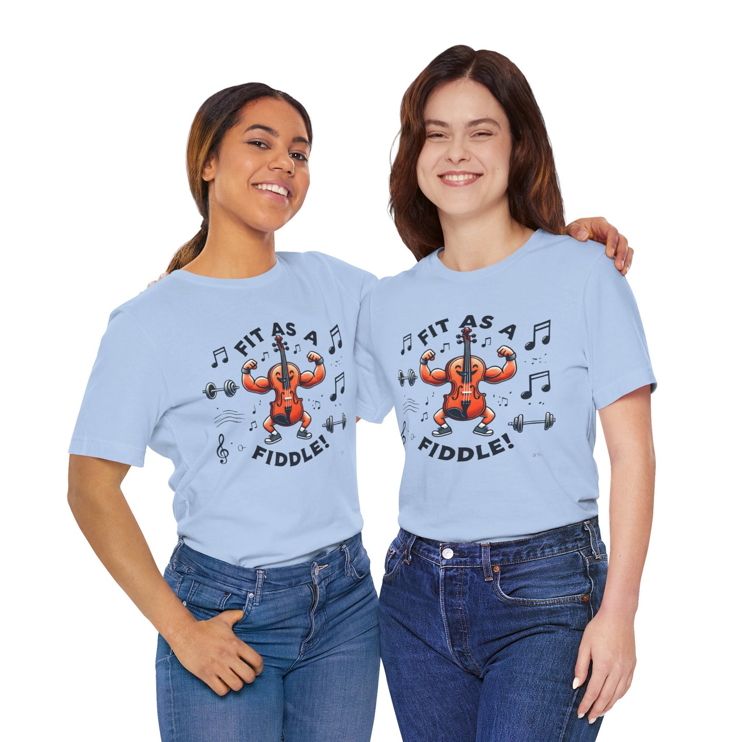 Fit As A Fiddle Unisex Jersey Short Sleeve Tee