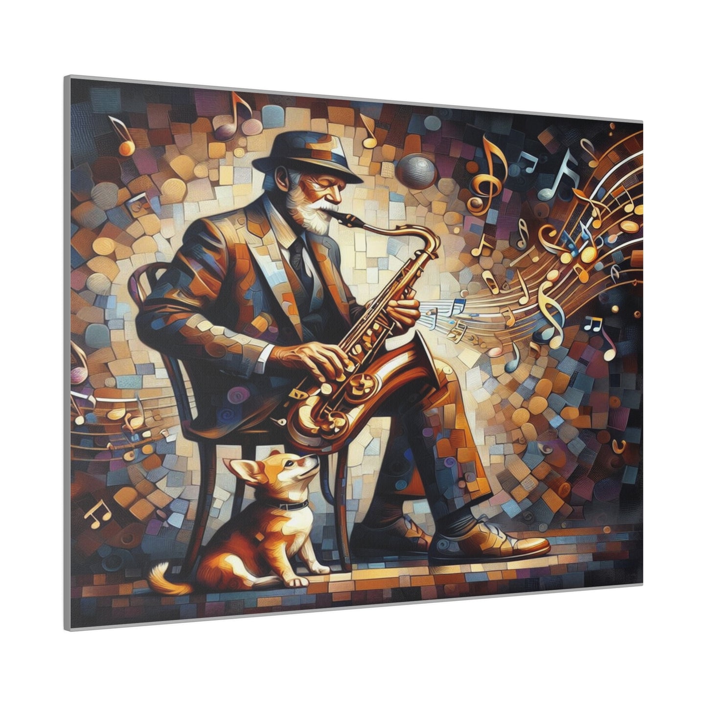 Man's Best Friend on Matte Canvas