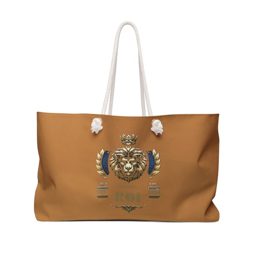 1000%ROI Light Brown Weekender Bag