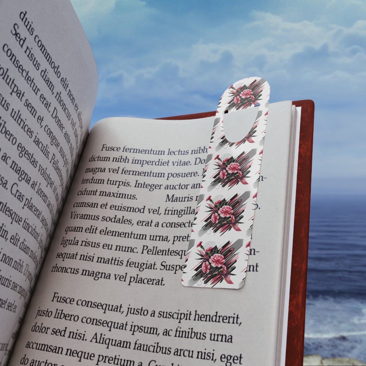 Pink Carnation Bookmark