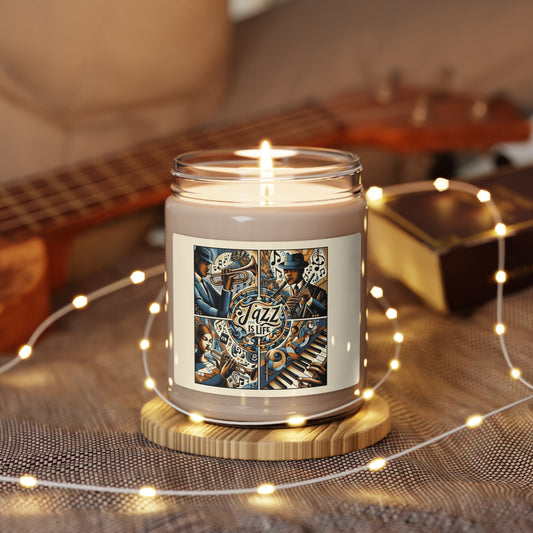 Jazz Is Life 9oz Scented Soy Candle