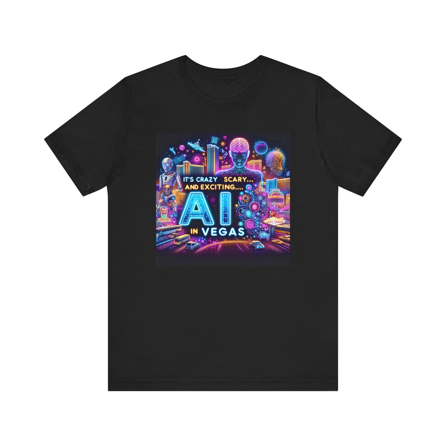 Welcome To AI In Vegas - Unisex Jersey Short Sleeve Tee