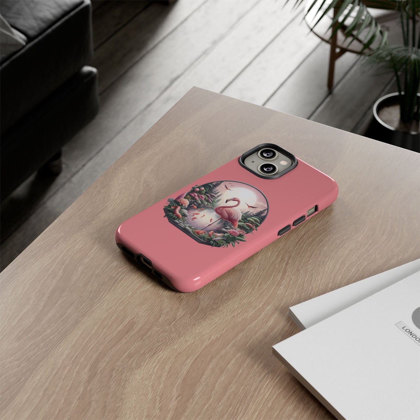 Pink Flamingo - iPhone Tough Phone Case