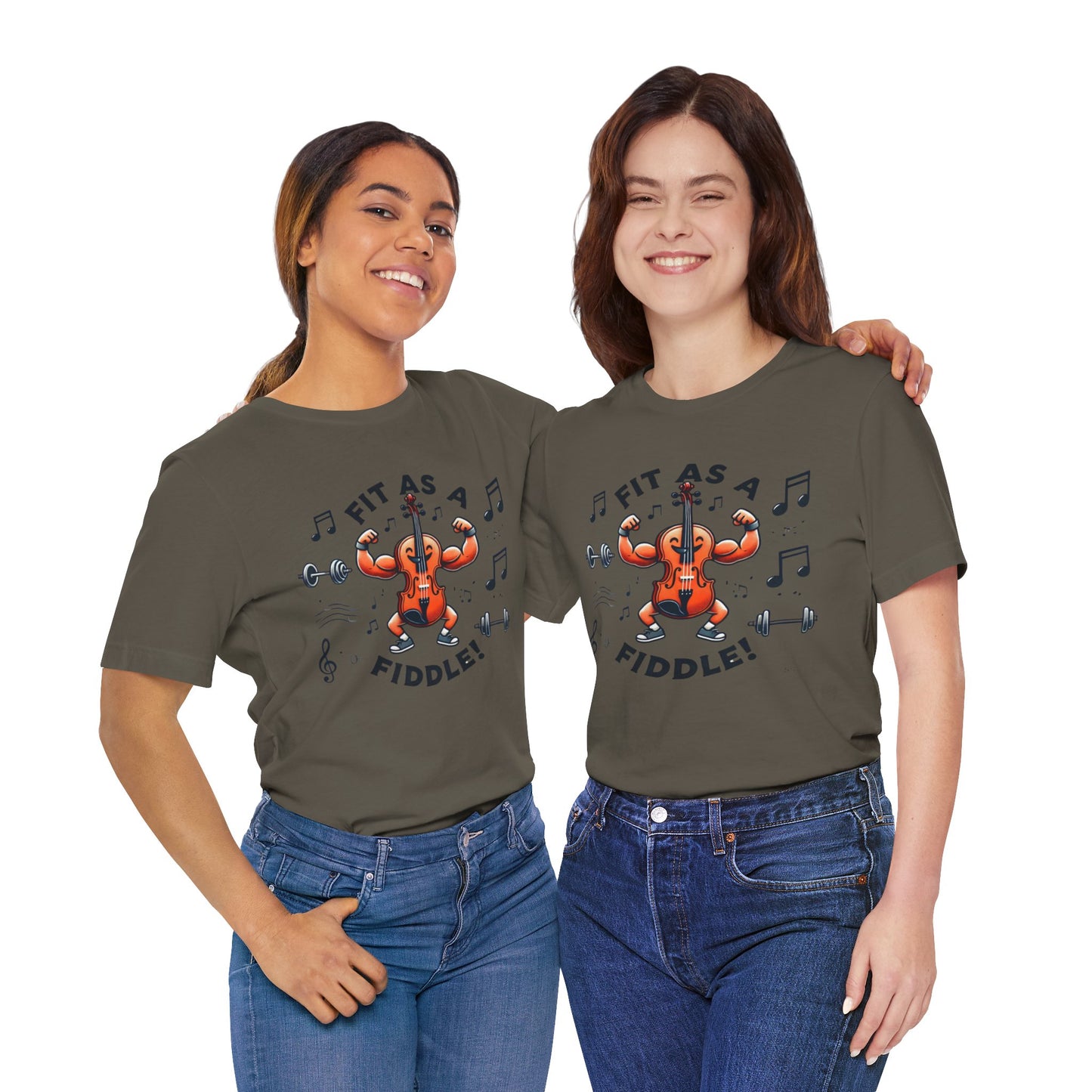 Fit As A Fiddle Unisex Jersey Short Sleeve Tee