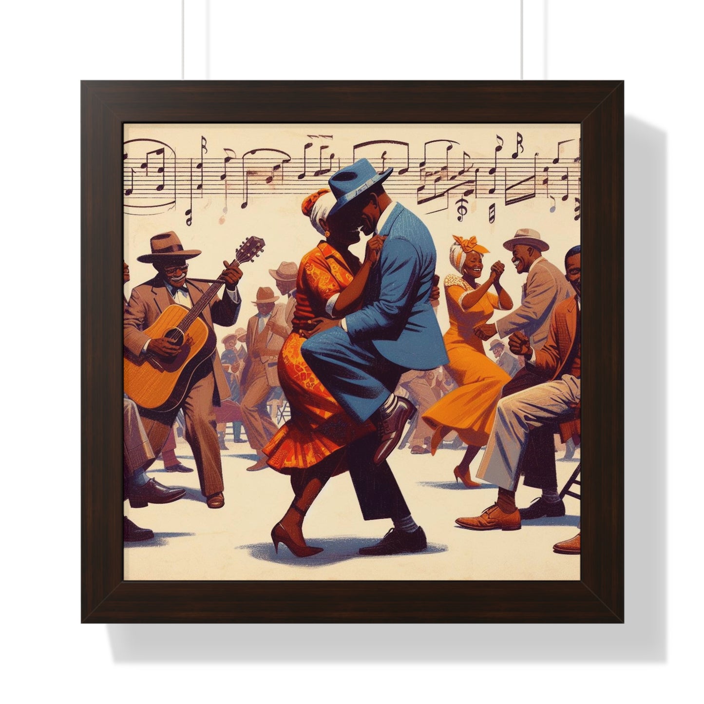 Baby Hold On To Me -  Unique Wall Art - Framed Vertical Poster