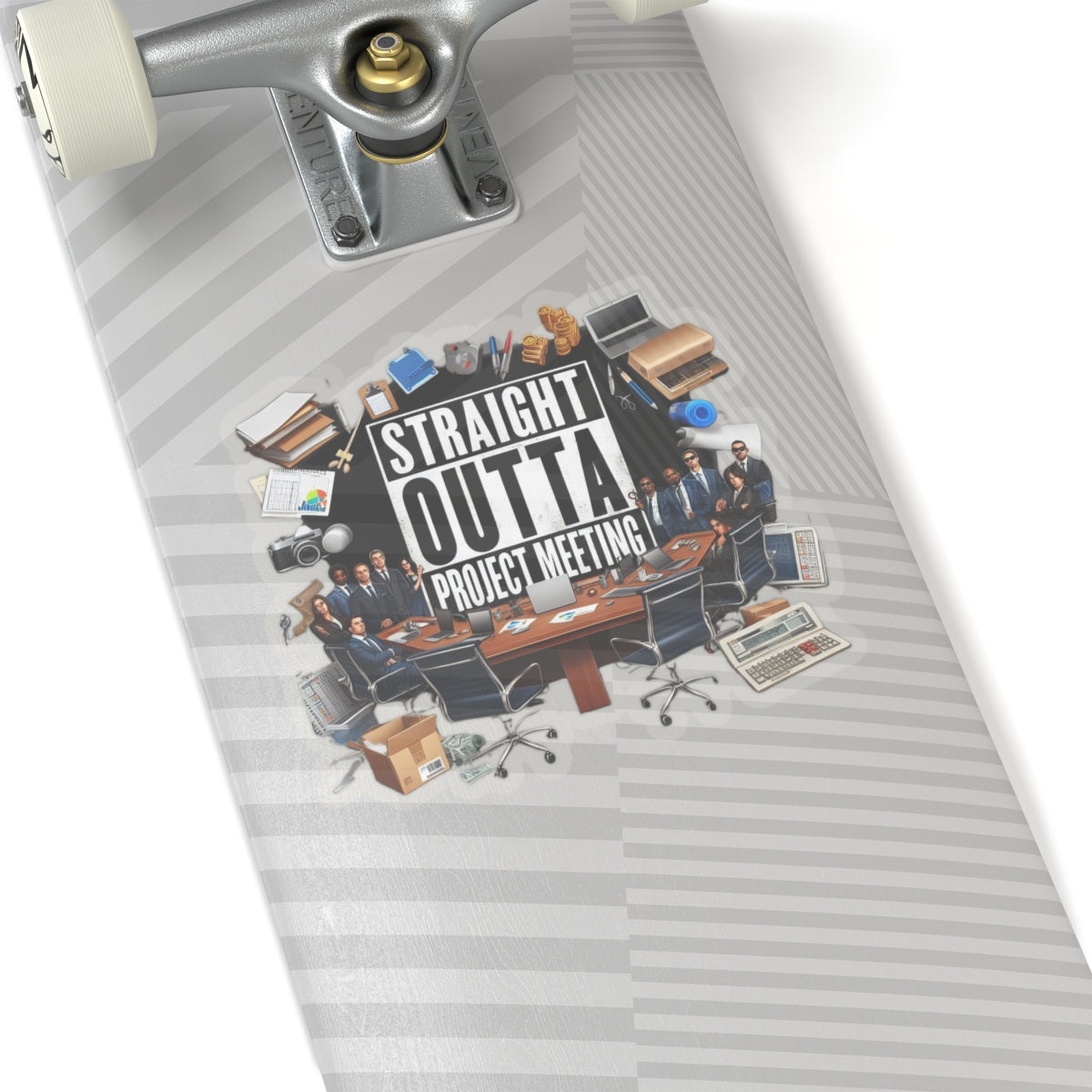 Straight Outta Project Meeting Sticker