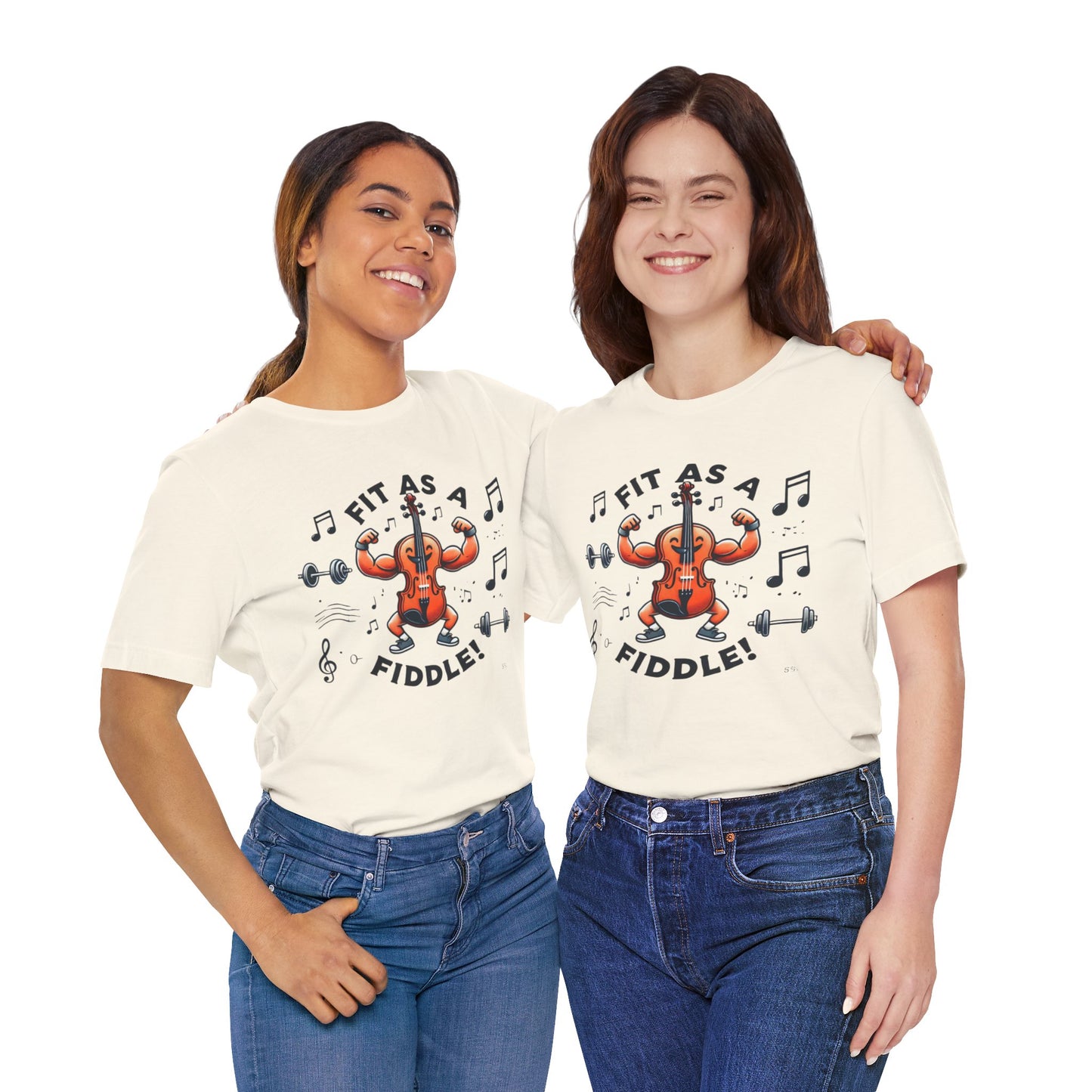 Fit As A Fiddle Unisex Jersey Short Sleeve Tee