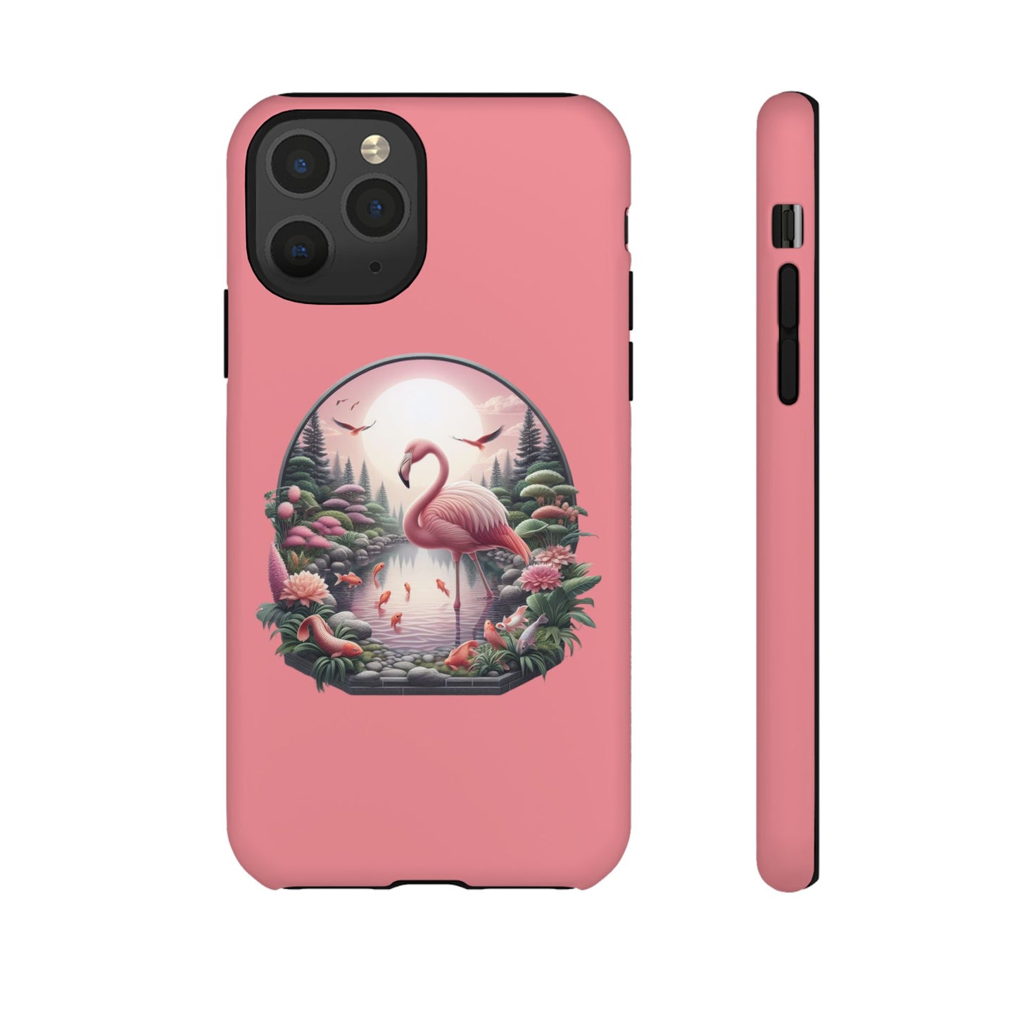 Pink Flamingo - iPhone Tough Phone Case