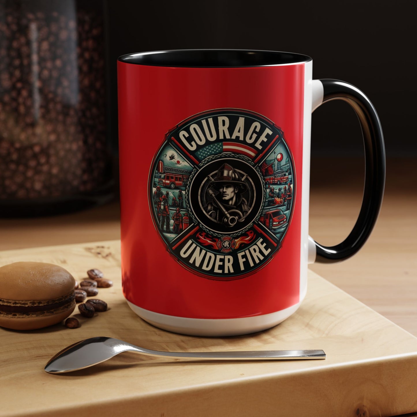 Courage Under Fire - 11oz, 15oz Coffee Mug