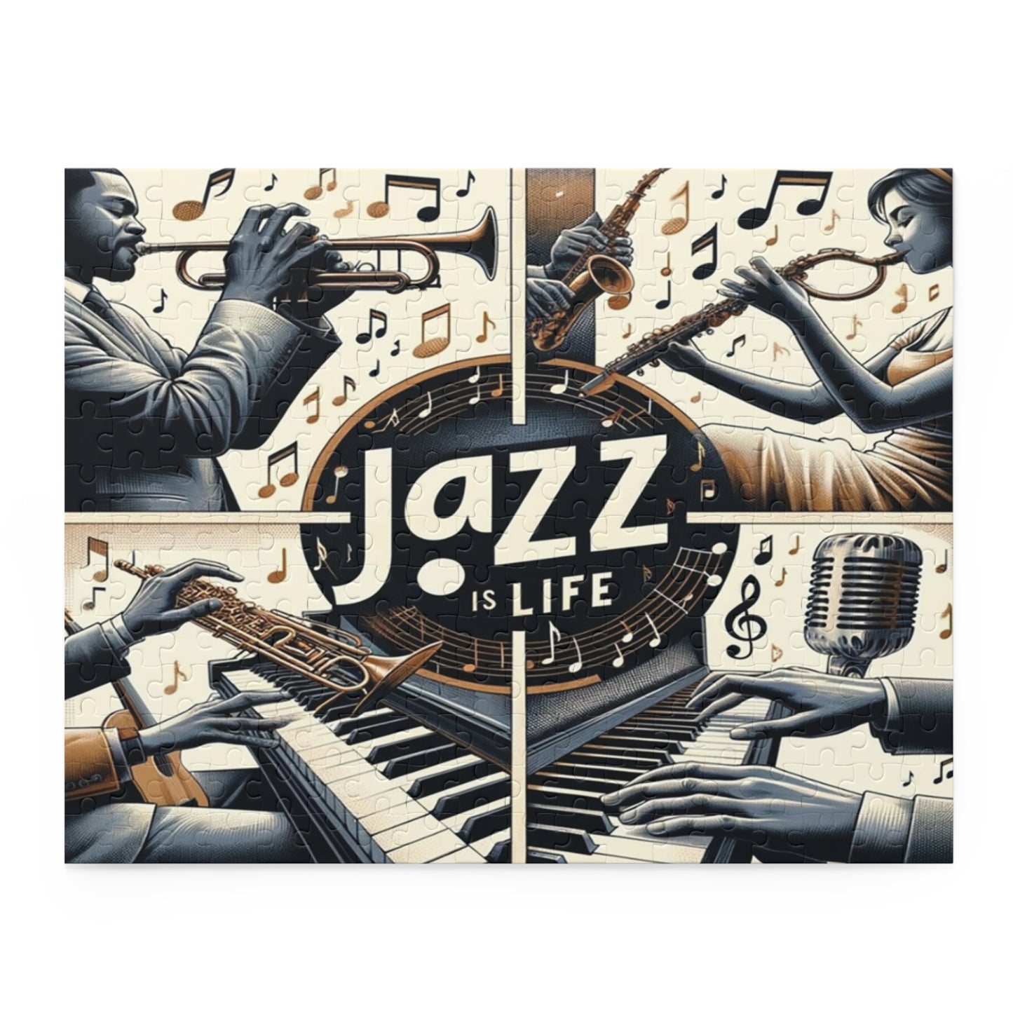 Jazz Is Life Puzzle (120, 252, 500-Piece)