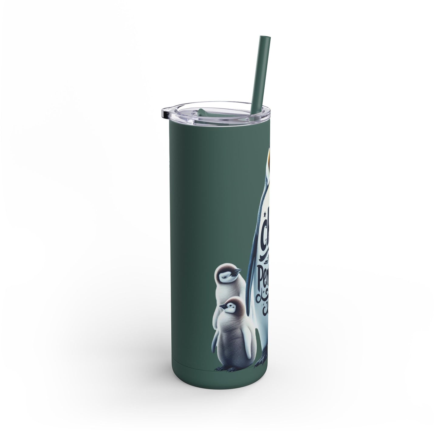Chill With Penguins 20oz Maars Maker Skinny Matte Tumbler