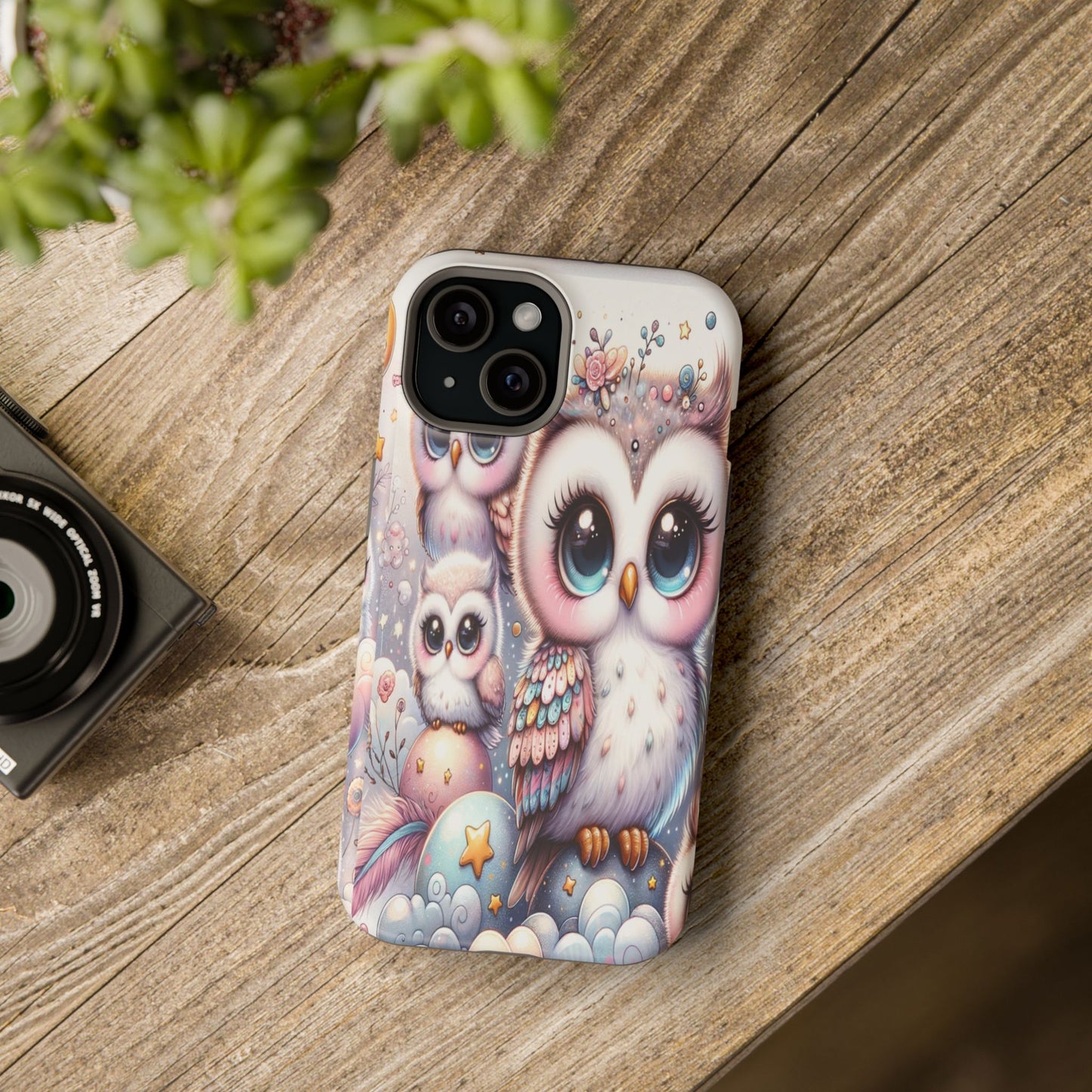 Cutesy Owl Impact-Resistant Phone Cases