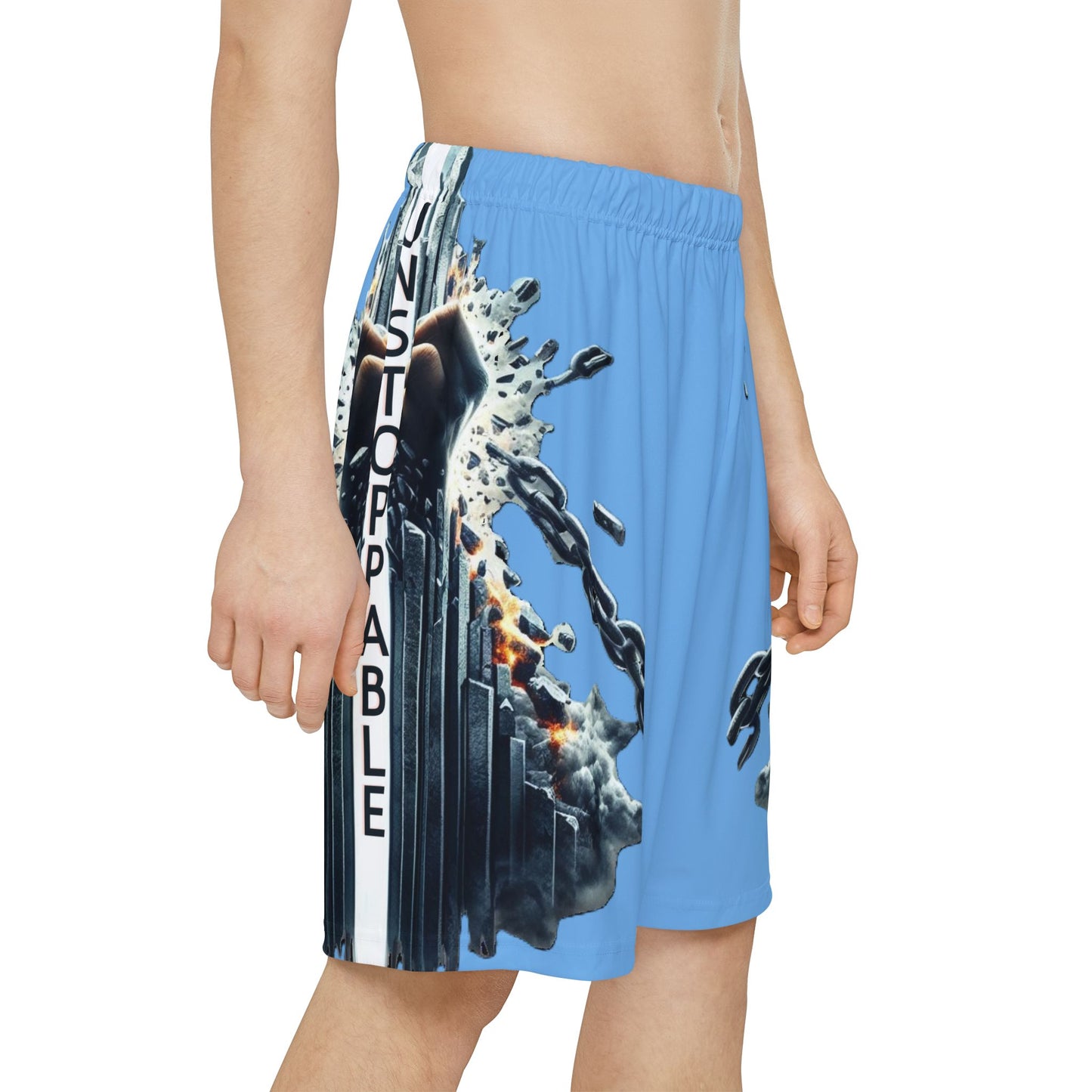 UNSTOPPABLE Men’s Sports Shorts - Blue