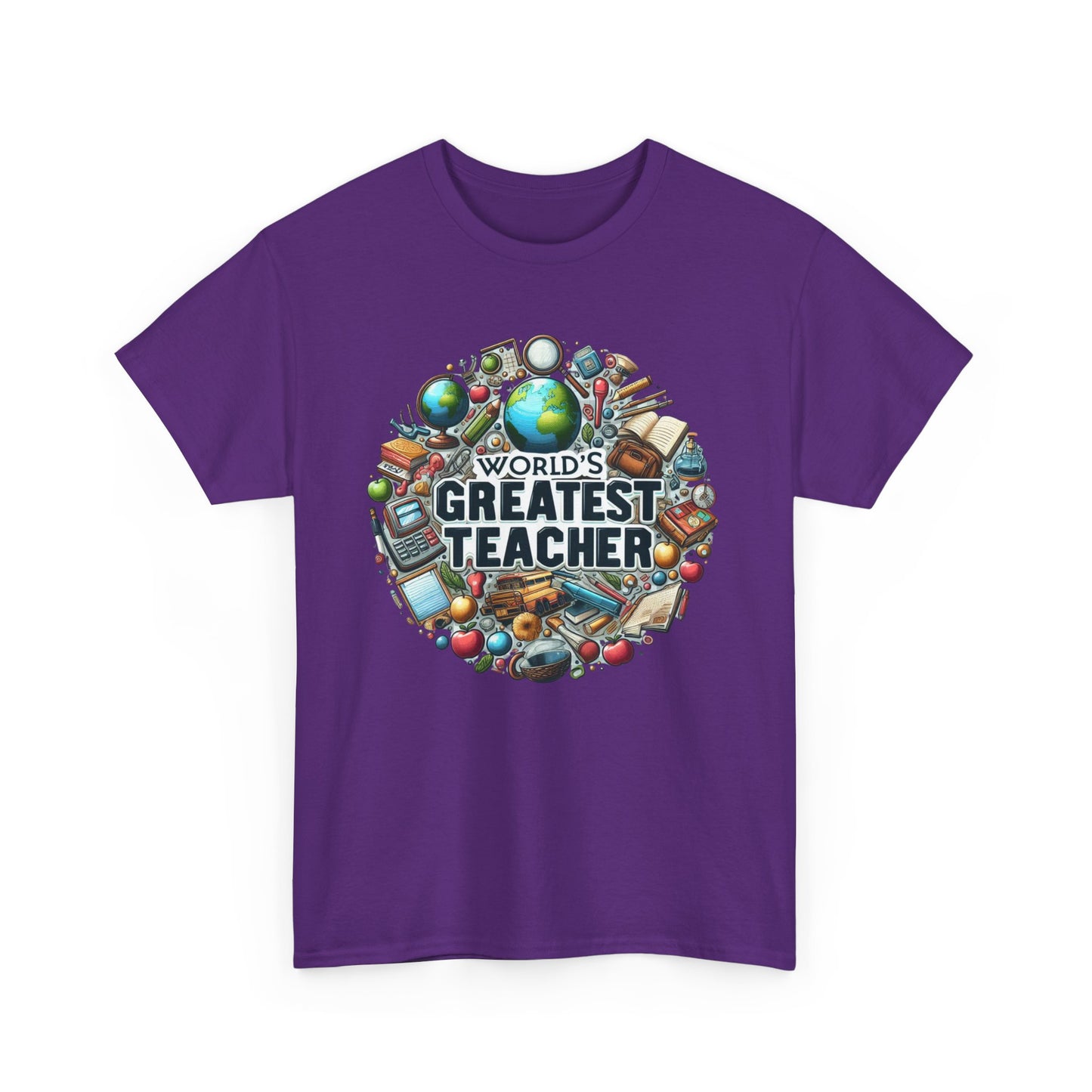 World's Greatest Teacher - Unisex Heavy Cotton Tee (G3)
