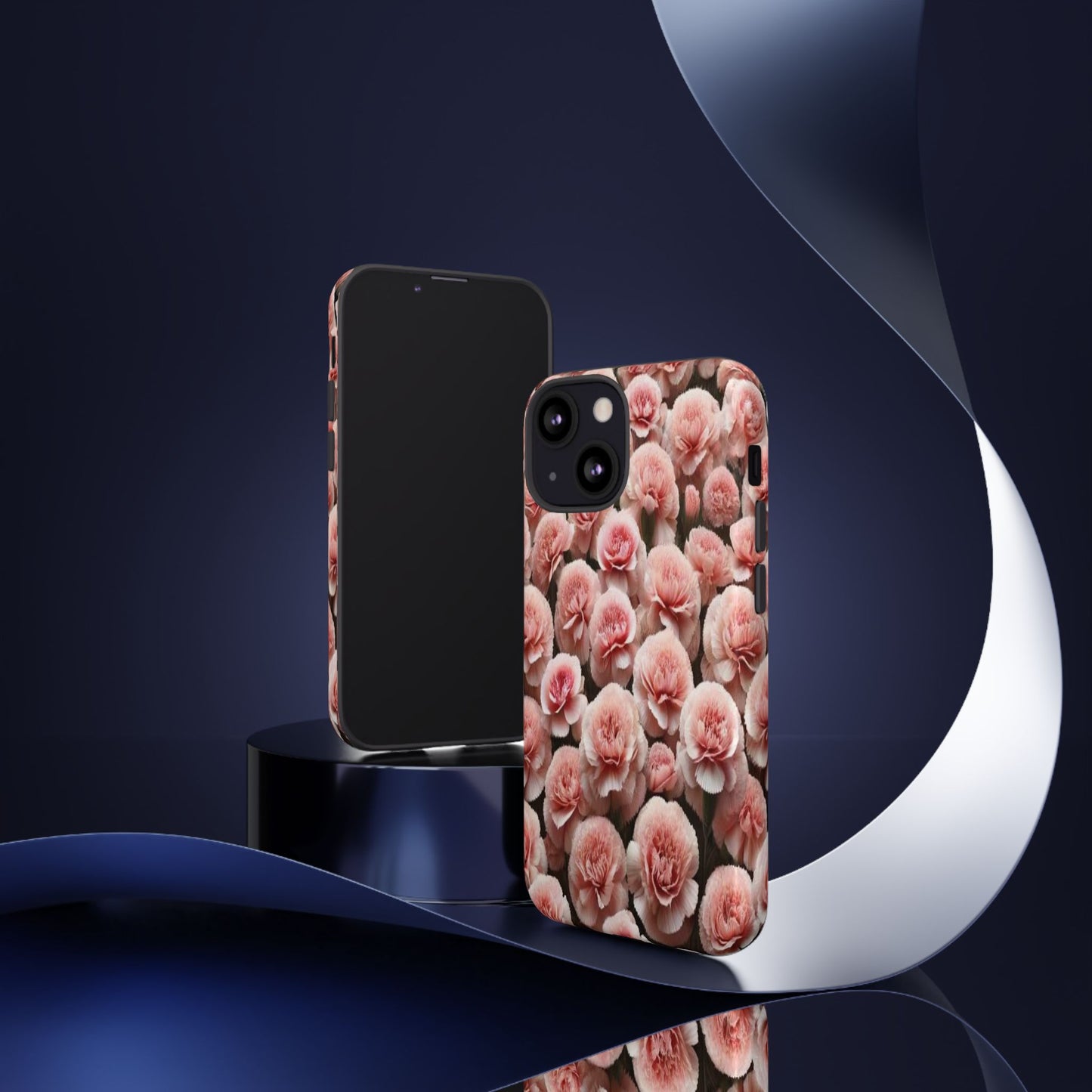 Pink Carnations - Durable Tough Phone Cases