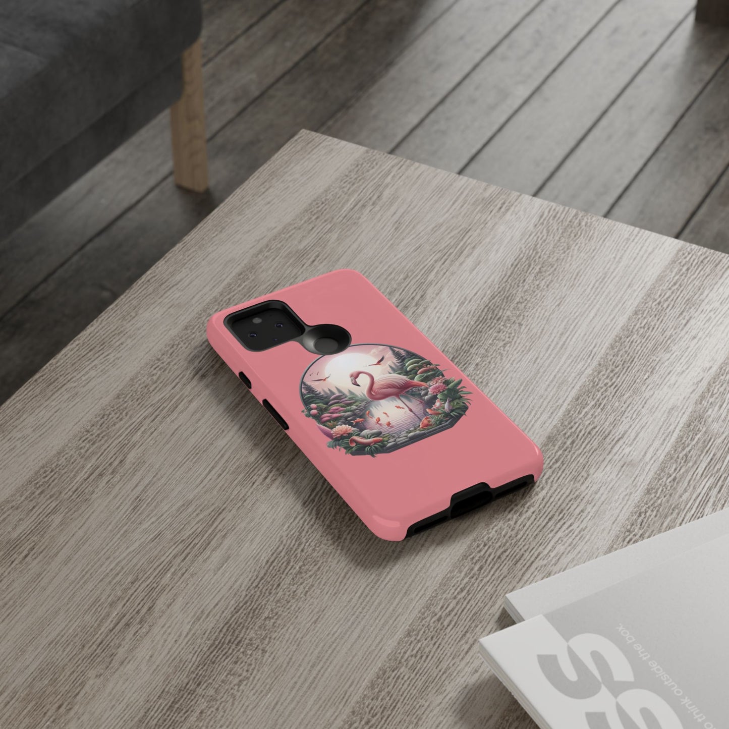 Pink Flamingo - iPhone Tough Phone Case