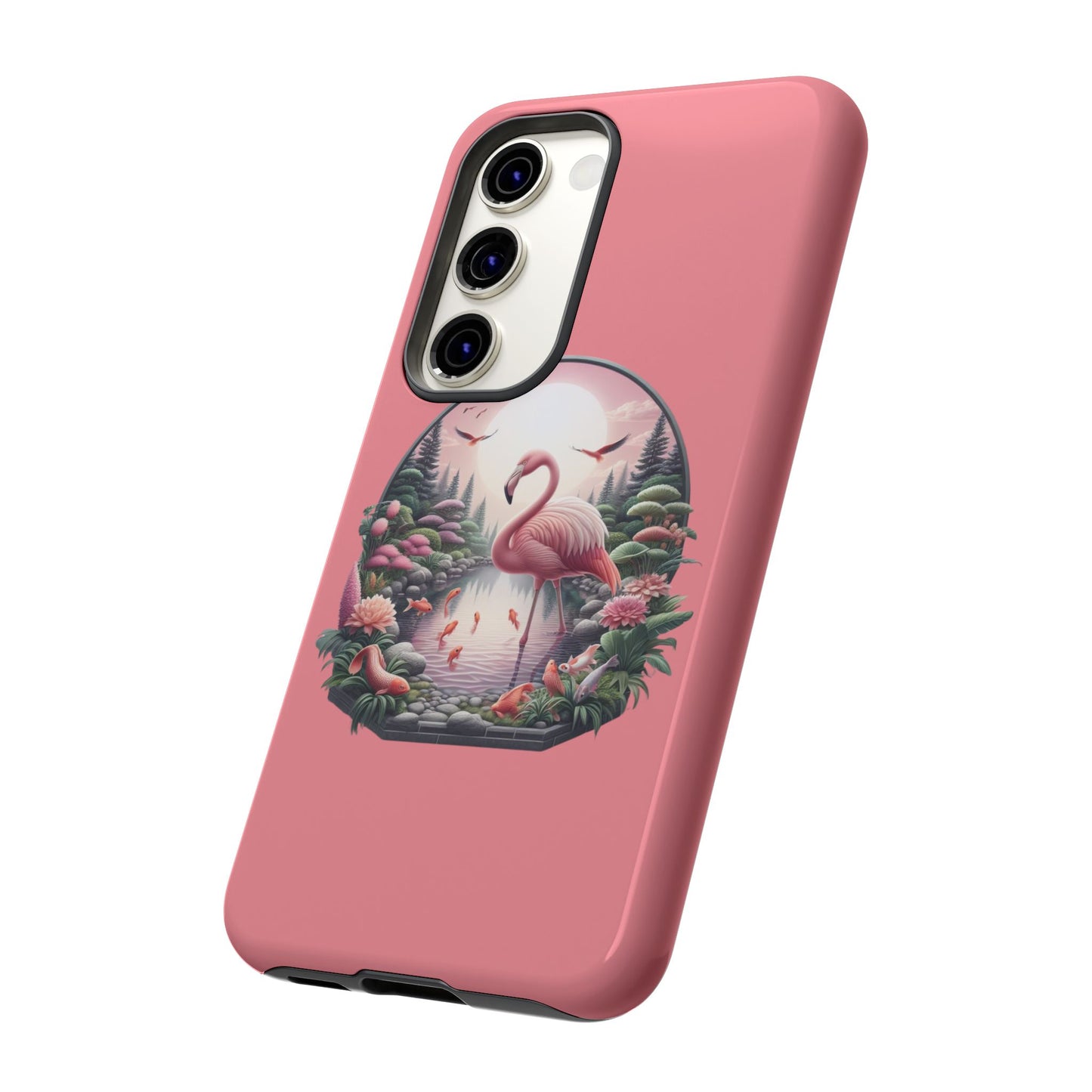Pink Flamingo - iPhone Tough Phone Case