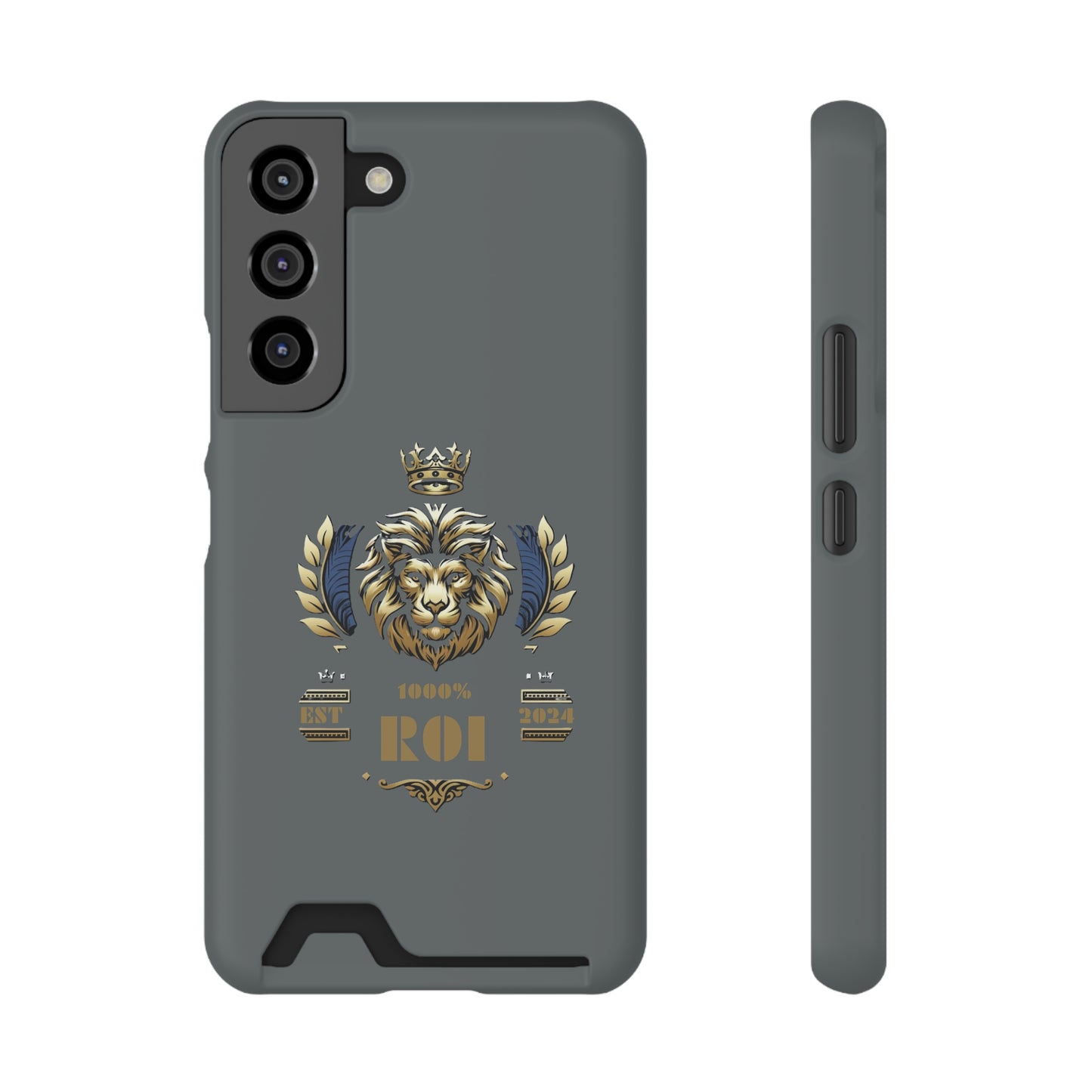 1000%ROI Phone Case With Card Holder (Compatible with iPhone 13, and Samsung Galaxy S21, S22 models)