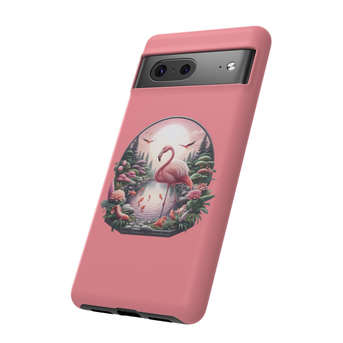 Pink Flamingo - iPhone Tough Phone Case
