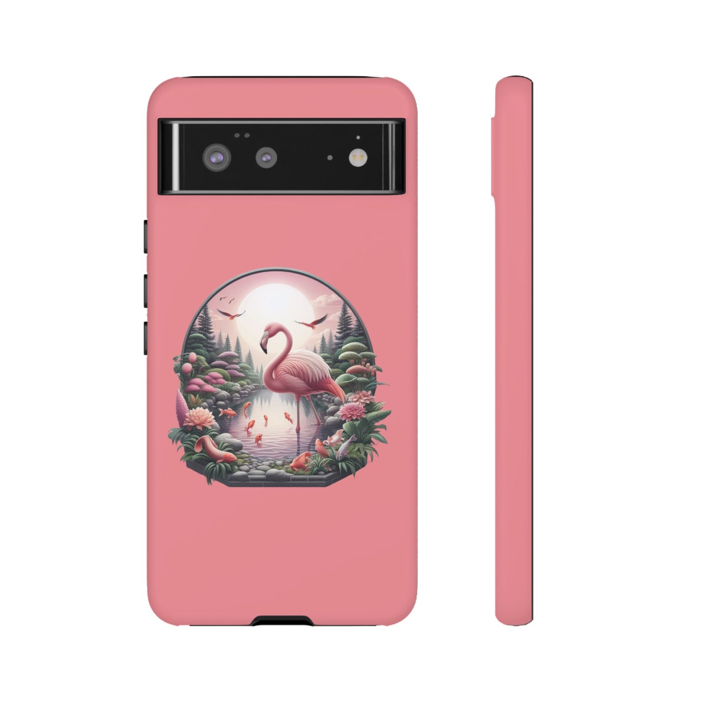 Pink Flamingo - iPhone Tough Phone Case