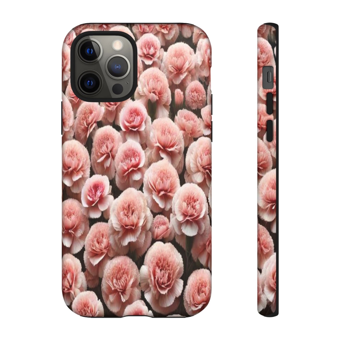 Pink Carnations - Durable Tough Phone Cases