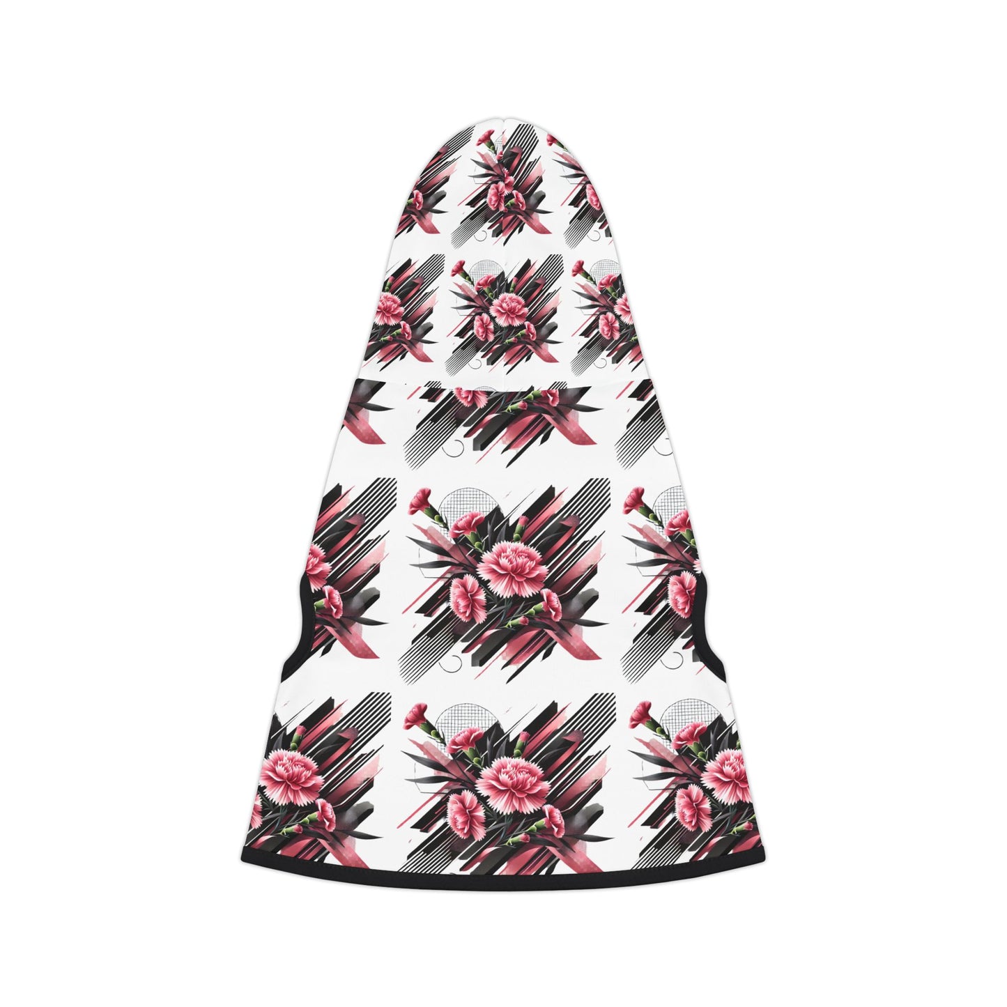 Pink Carnations Pet Hoodie