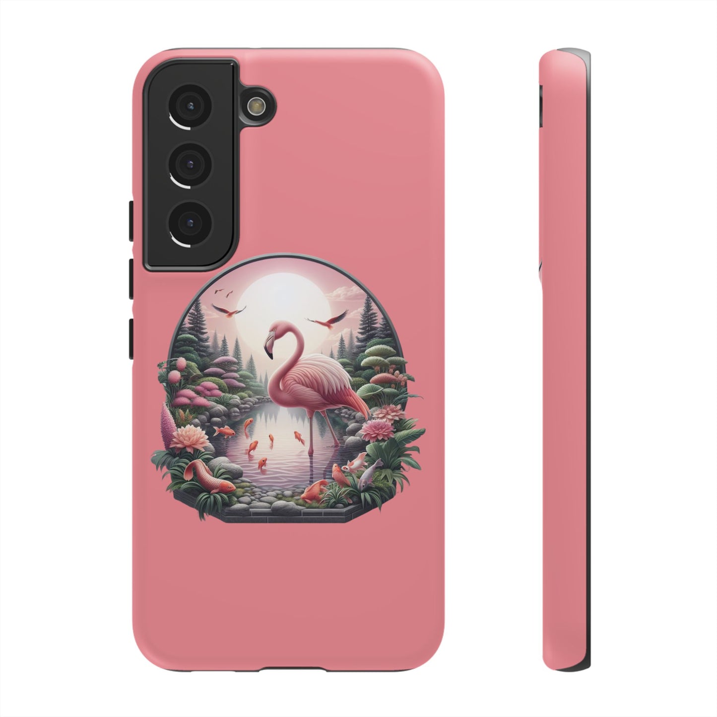 Pink Flamingo - iPhone Tough Phone Case