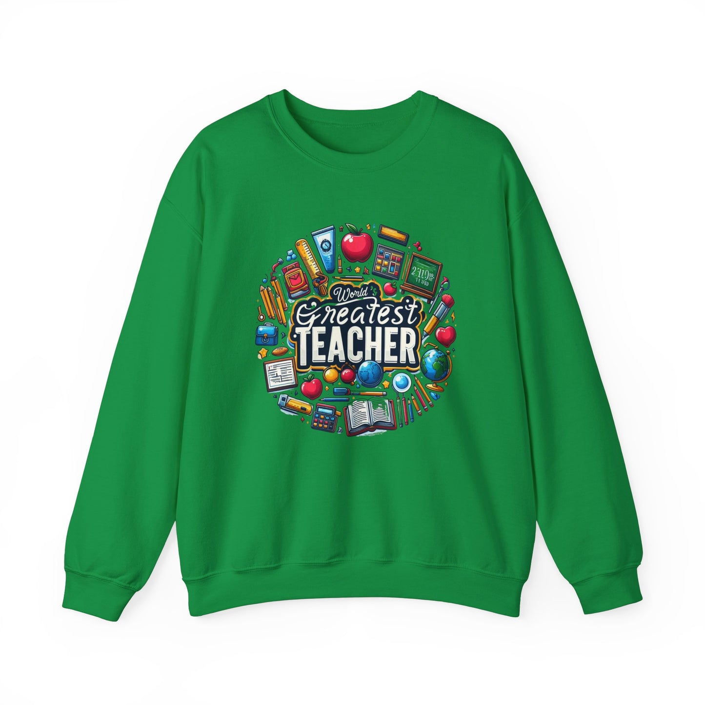 World's Greatest Teacher - Unisex Heavy Blend™ Crewneck Sweatshirt (G2)