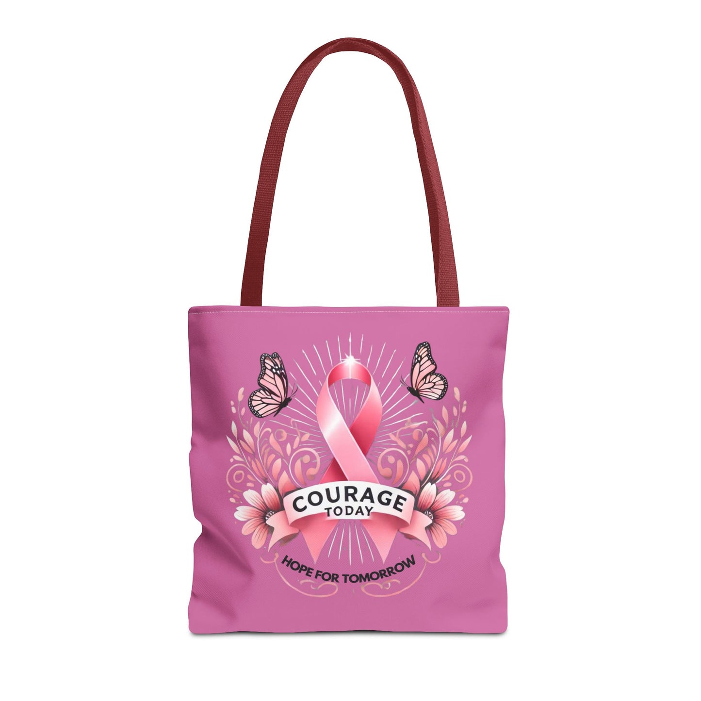 Courage Today... Breast Cancer Awareness Tote Bag
