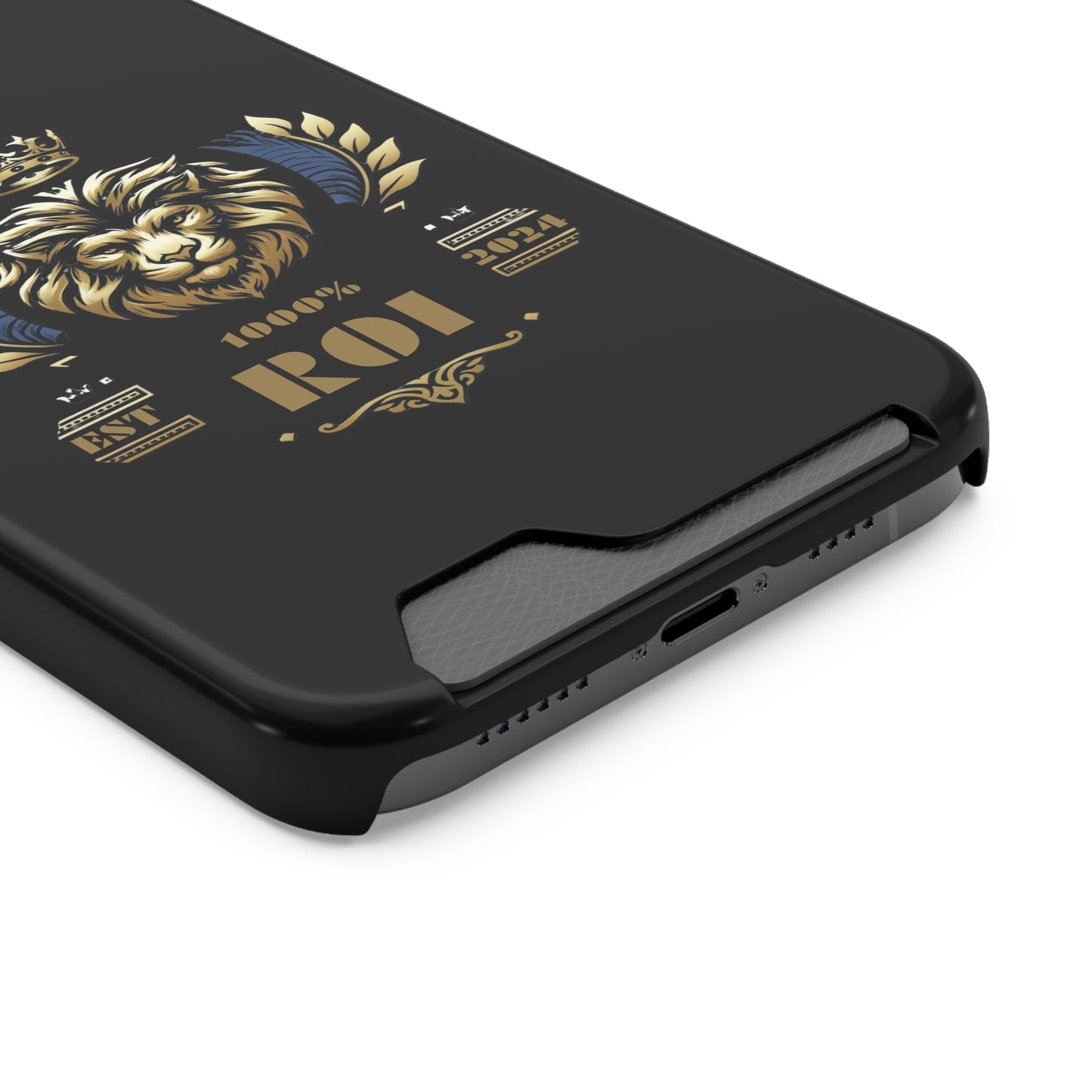1000%ROI Phone Case With Card Holder (Compatible with iPhone 13, and Samsung Galaxy S21, S22 models)