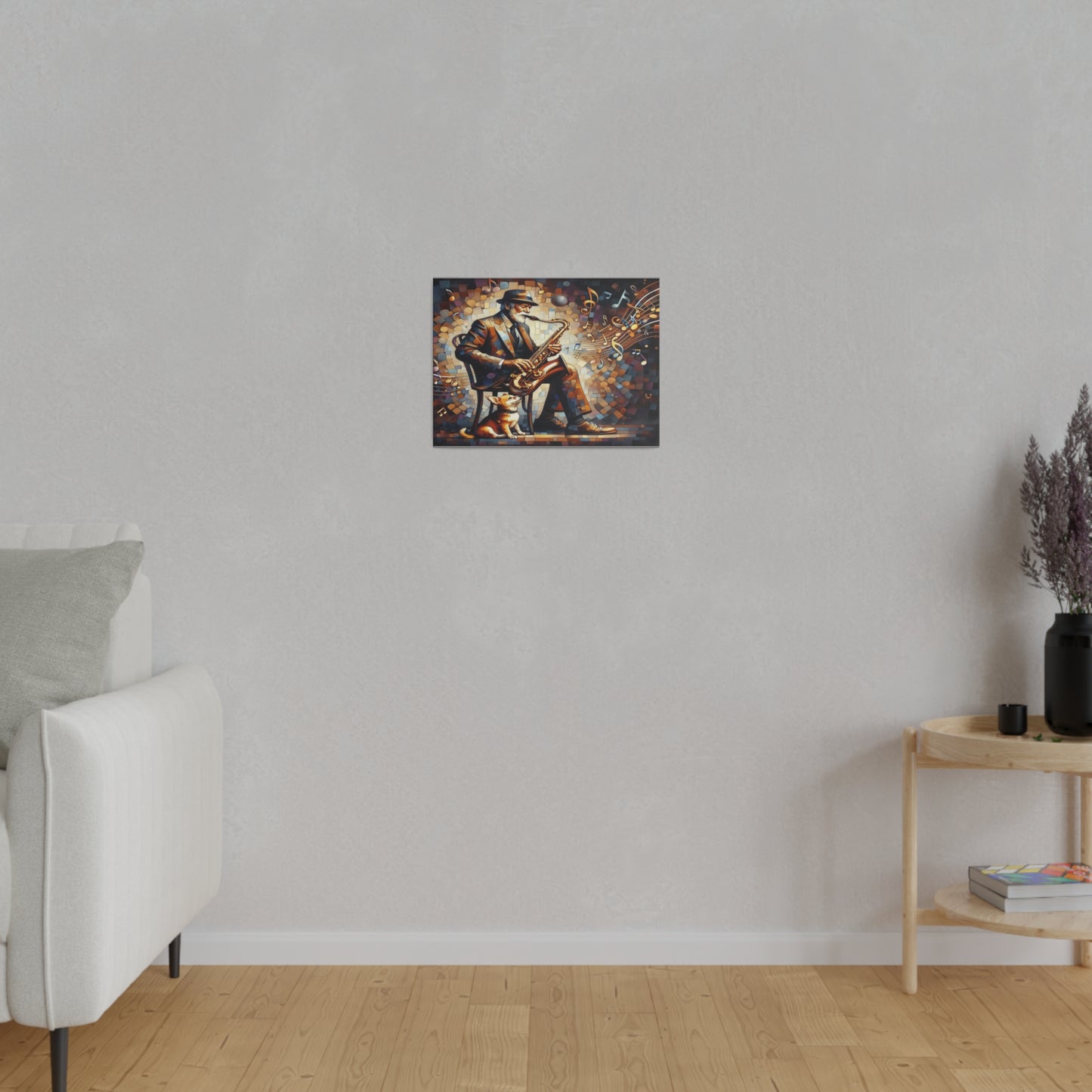 Man's Best Friend on Matte Canvas