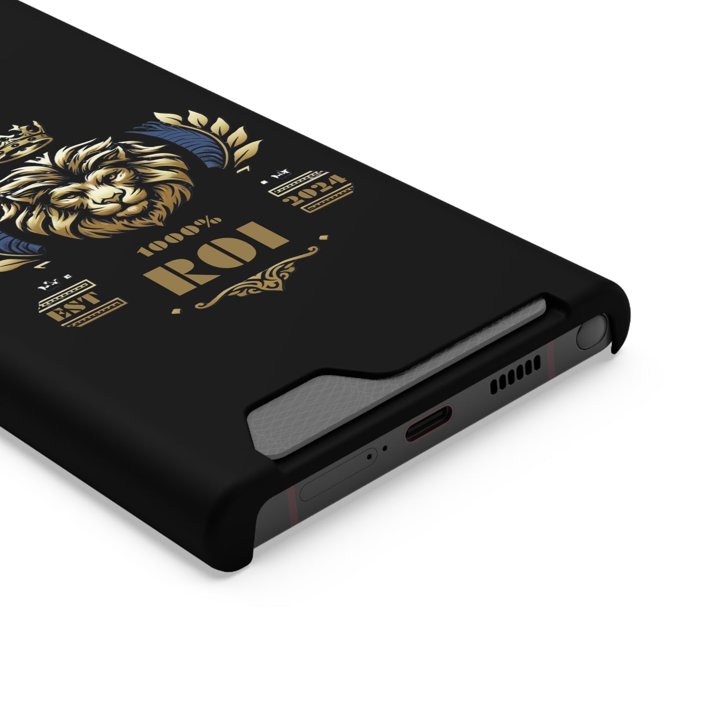 1000%ROI Phone Case With Card Holder (Compatible with iPhone 13, and Samsung Galaxy S21, S22 models)