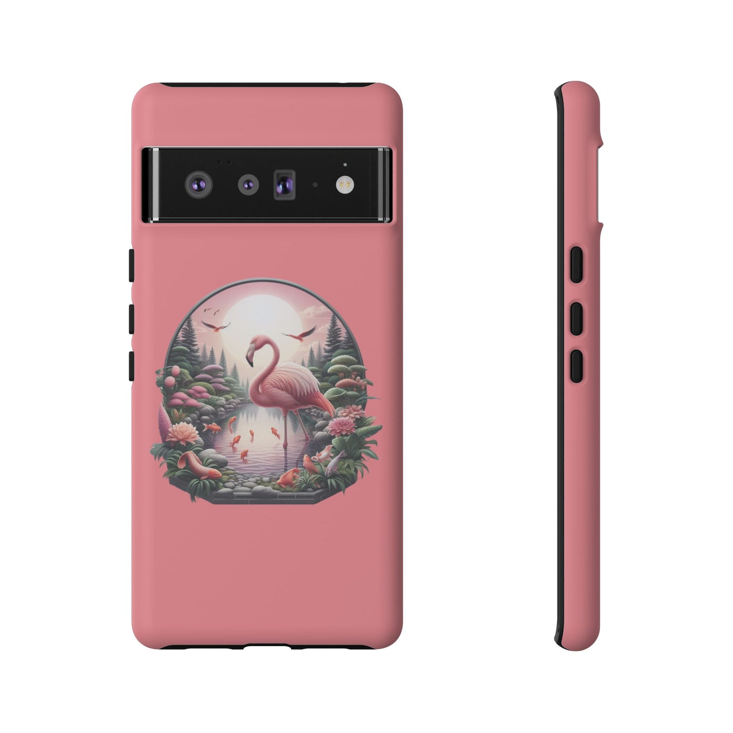 Pink Flamingo - iPhone Tough Phone Case