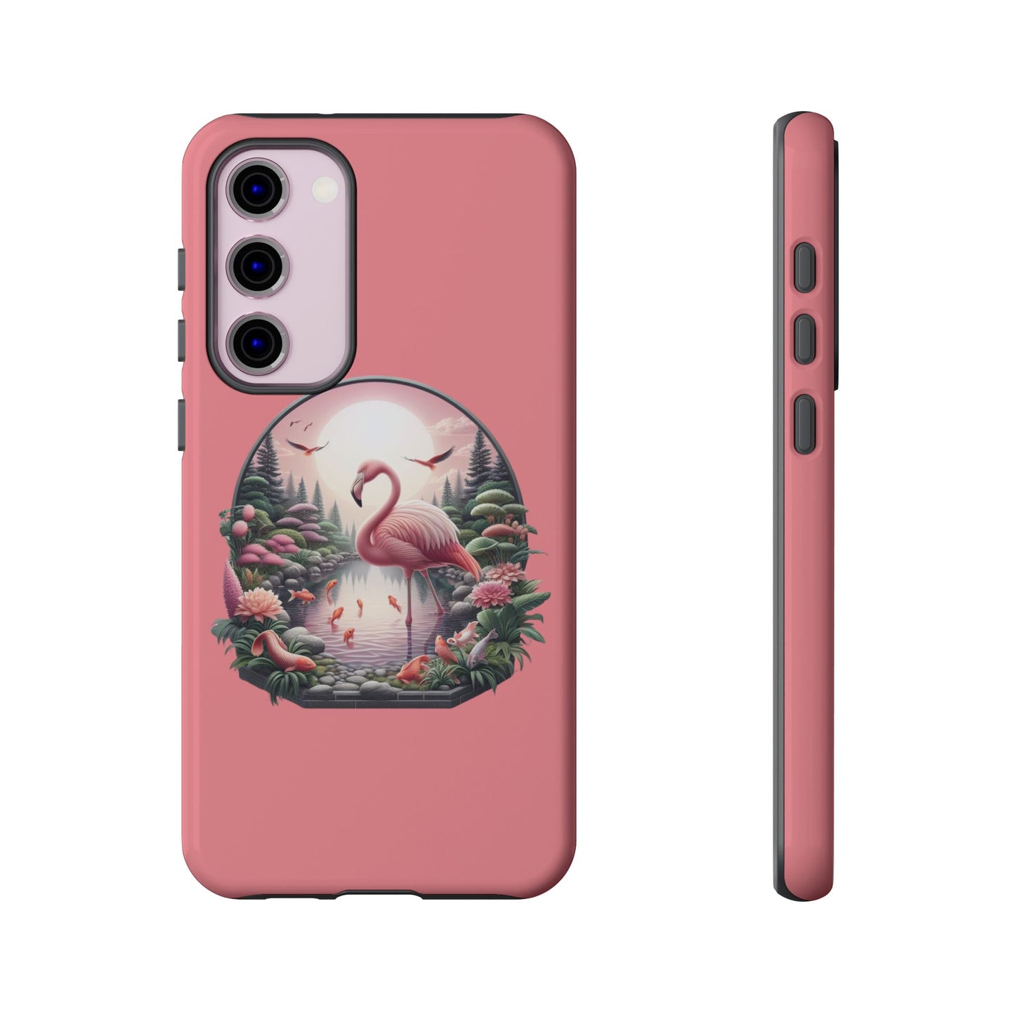 Pink Flamingo - iPhone Tough Phone Case